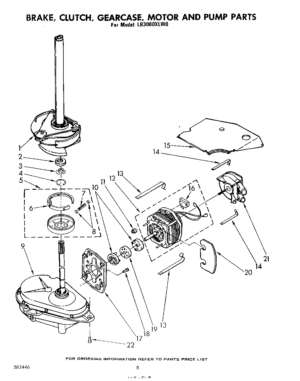 06 - BRAKE, CLUTCH, GEARCASE, MOTOR AND PUMP
