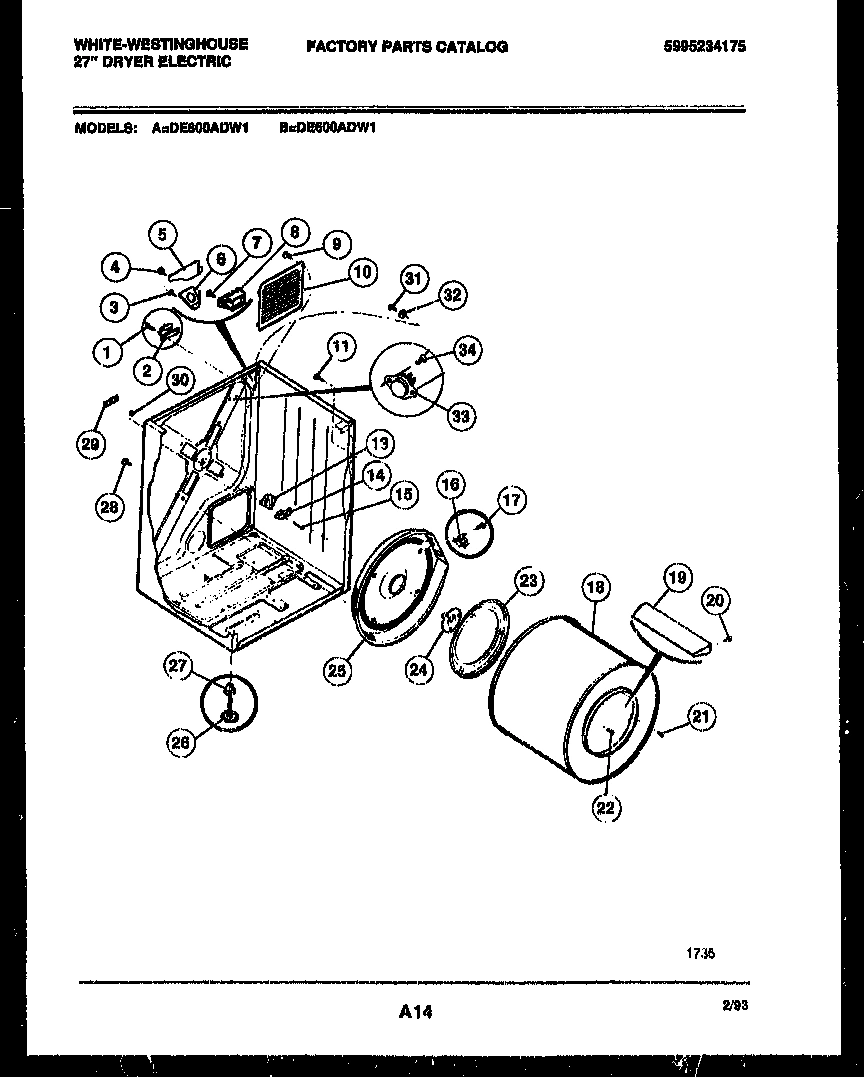 02 - CABINET AND COMPONENT PARTS