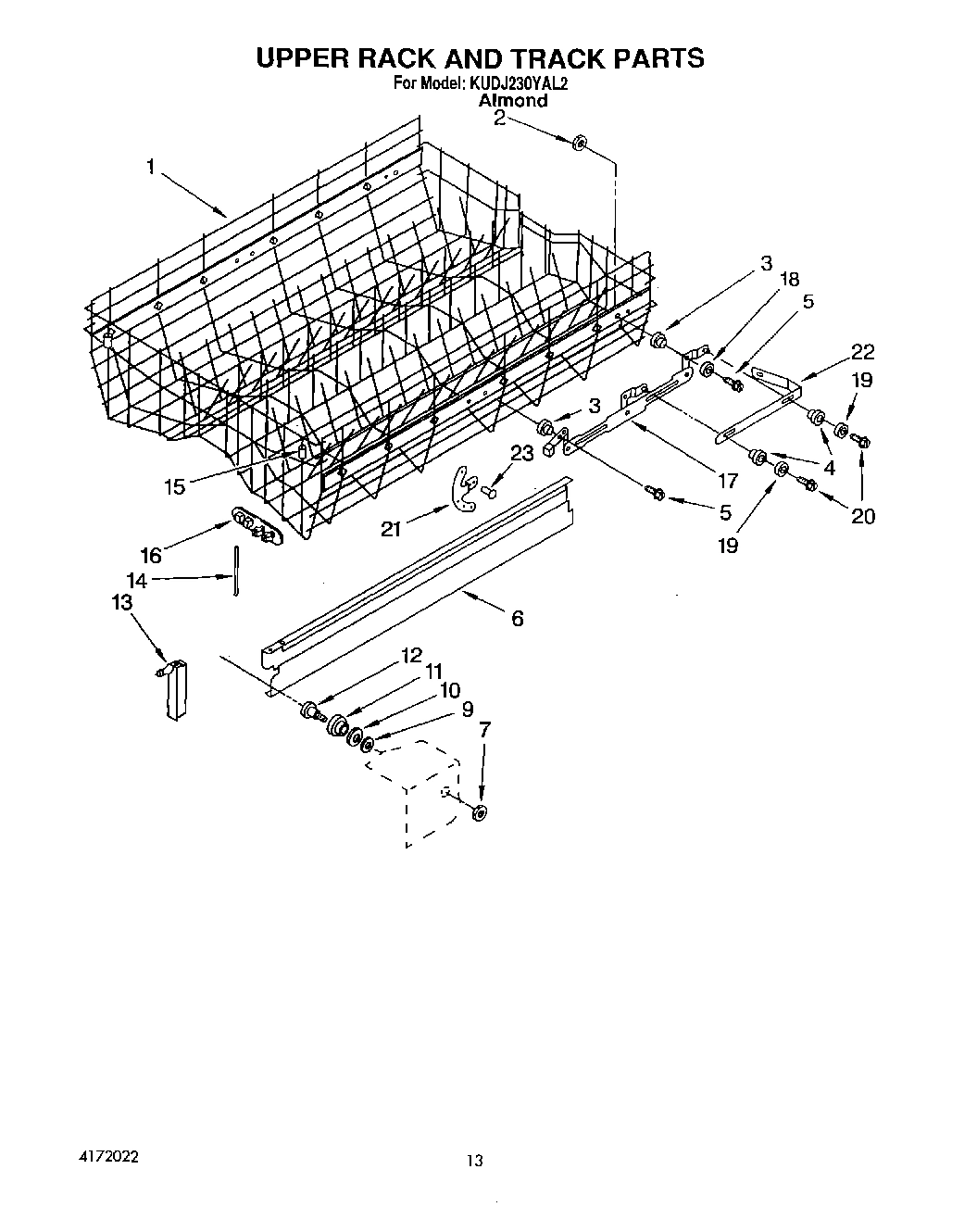 10 - UPPER RACK AND TRACK