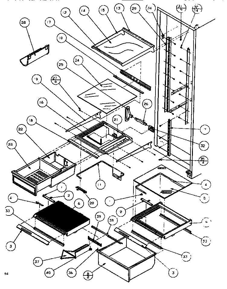 16 - SHELVING & DRAWERS (REF)