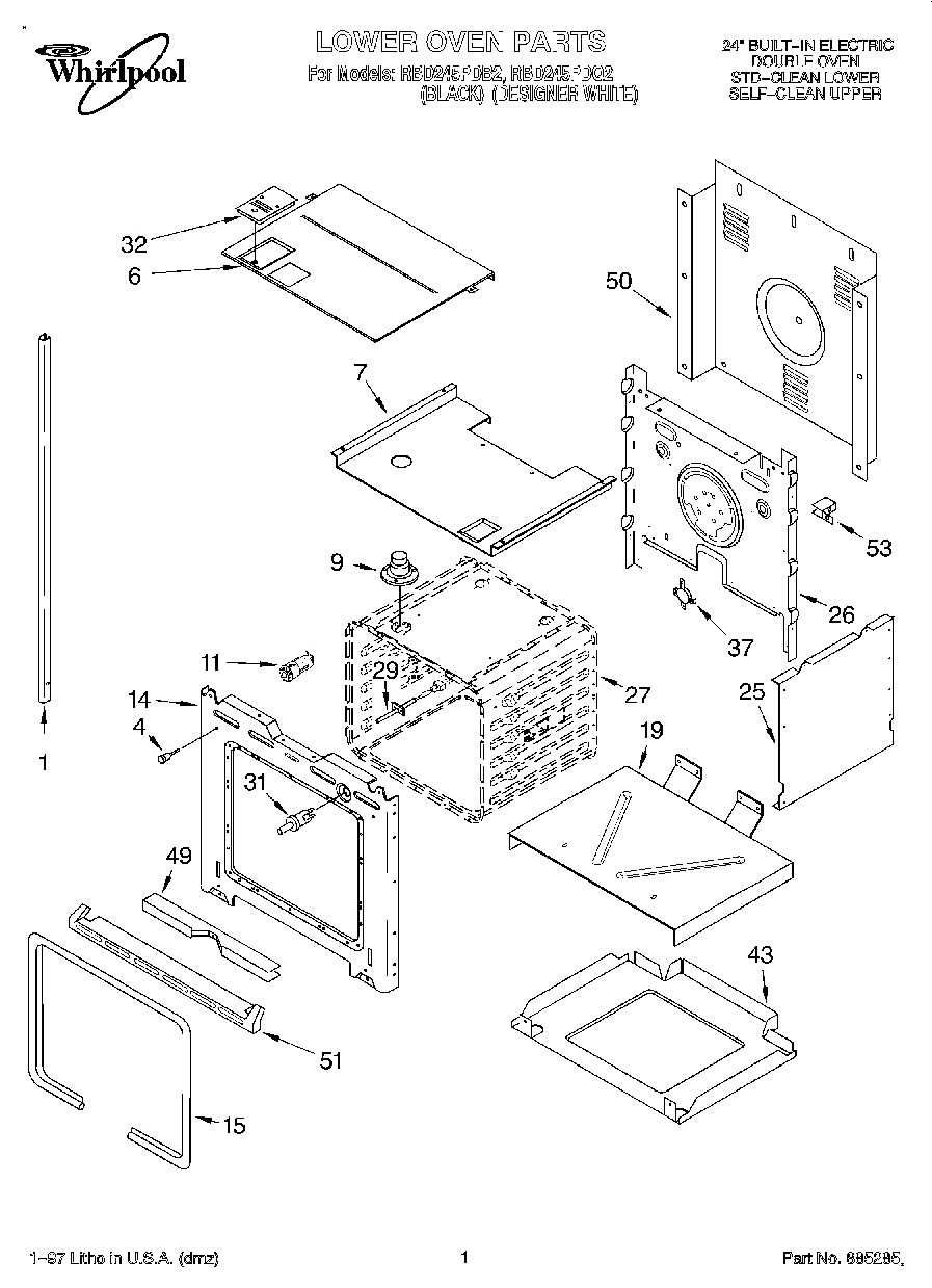 01 - LOWER OVEN