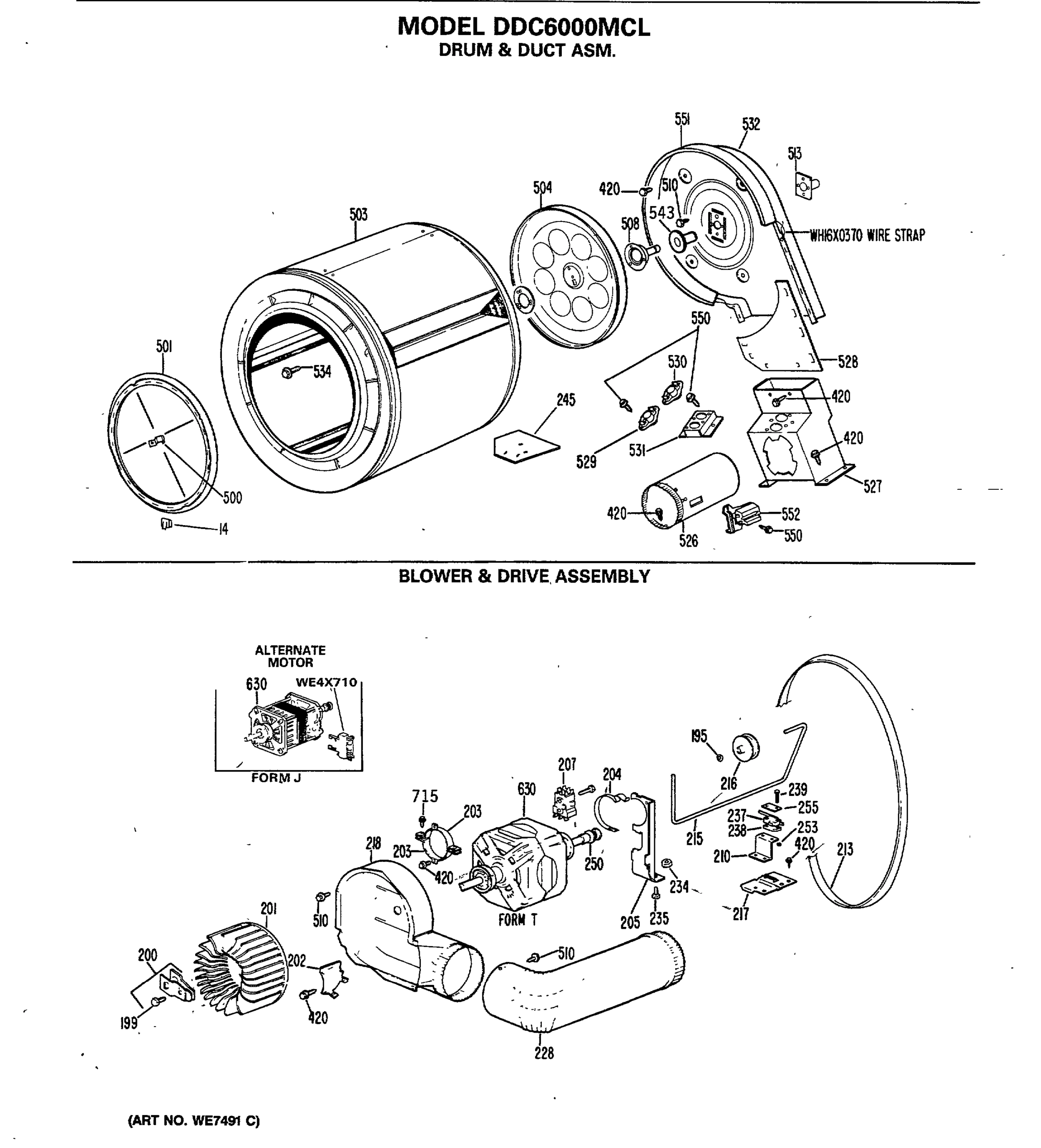 DRUM & DUCT ASM.