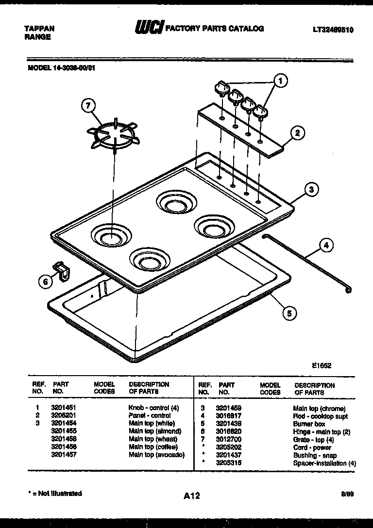 02 - COOKTOP PARTS