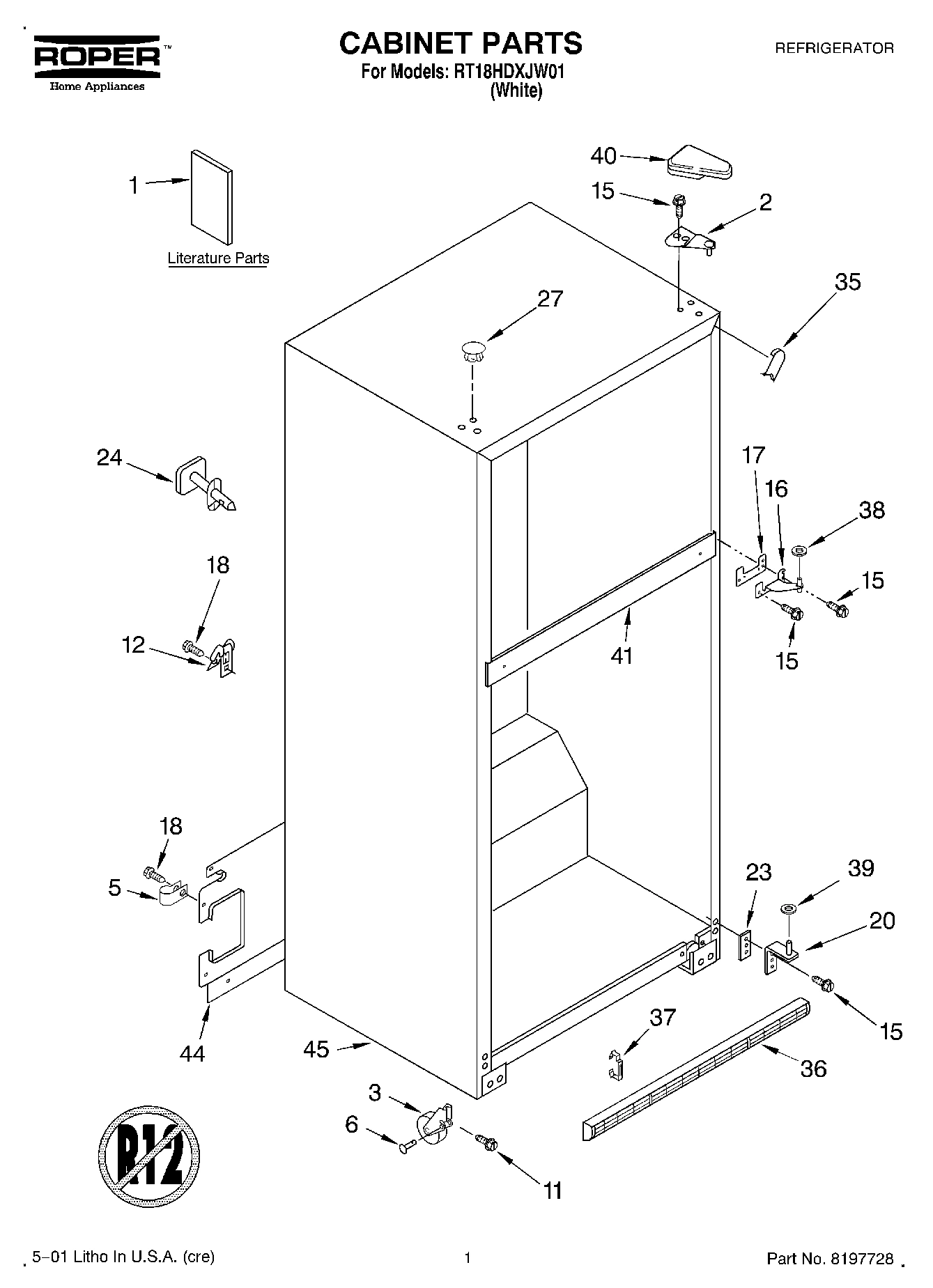 01 - CABINET, LITERATURE