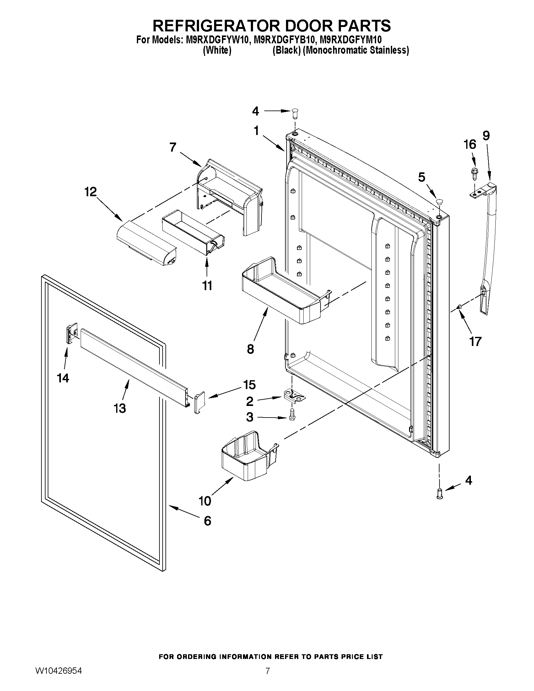 05 - REFRIGERATOR DOOR PARTS