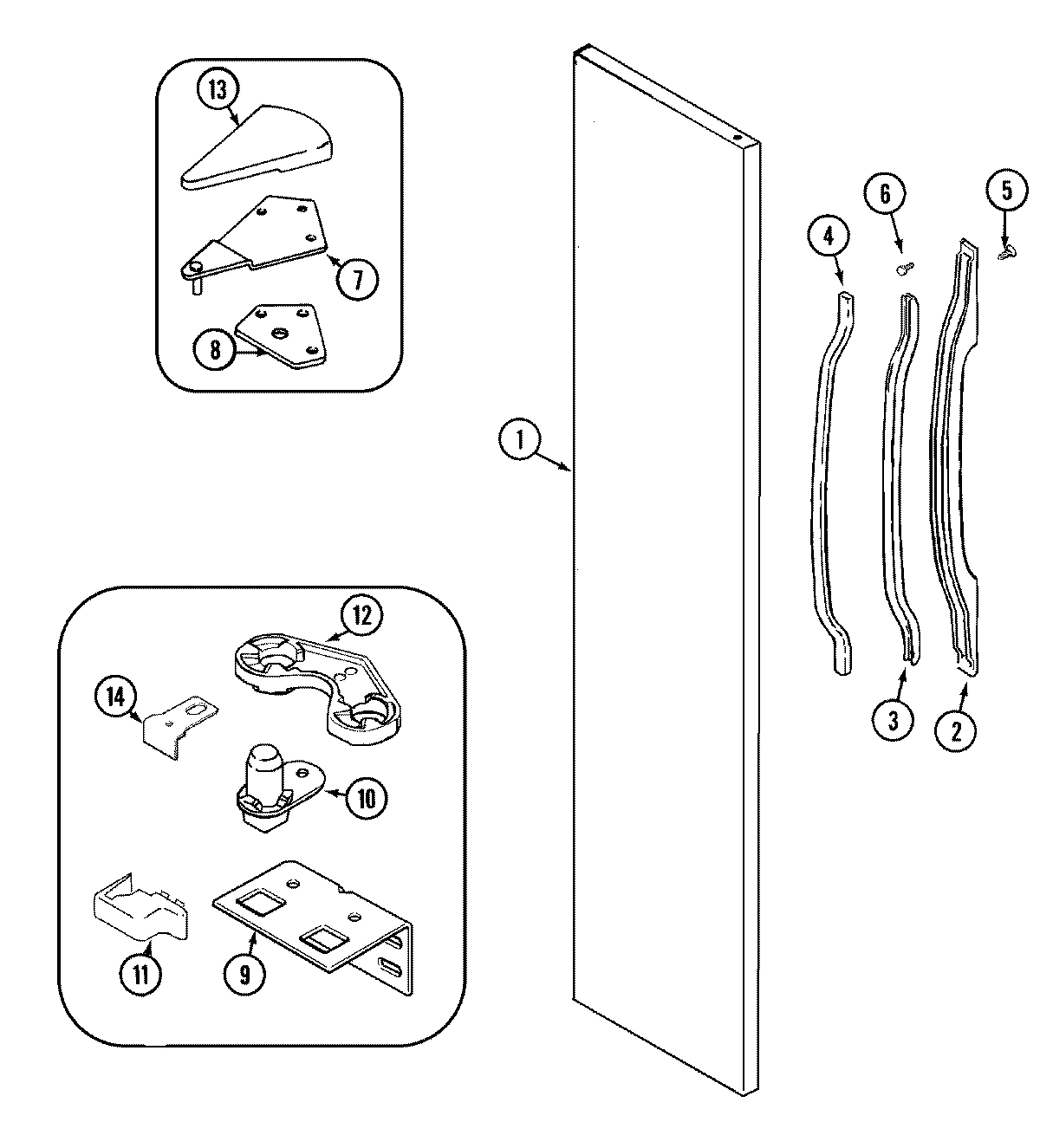 05 - FREEZER OUTER DOOR (BISQUE)
