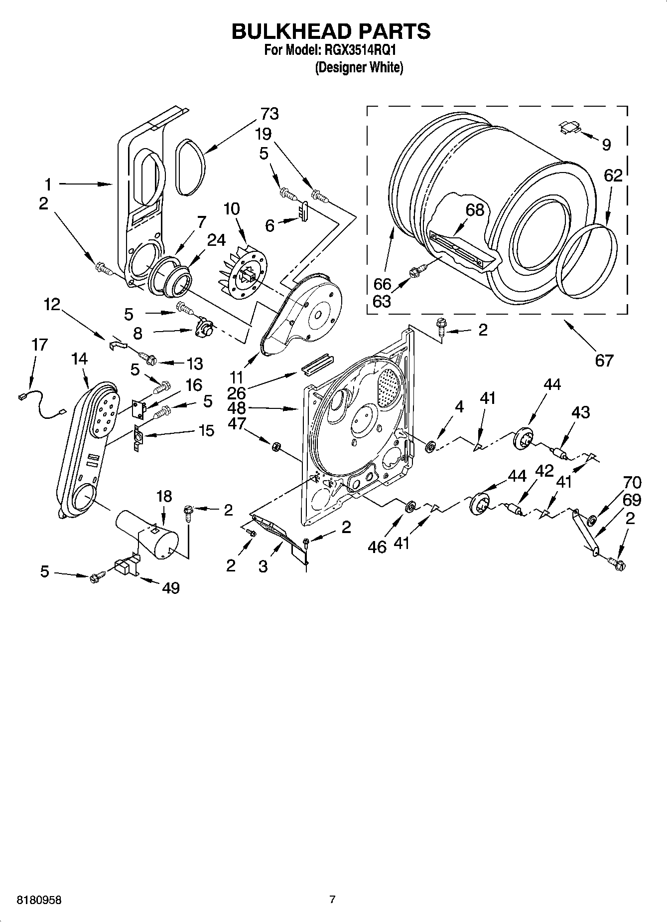 04 - BULKHEAD PARTS, OPTIONAL PARTS (NOT INCLUDED)