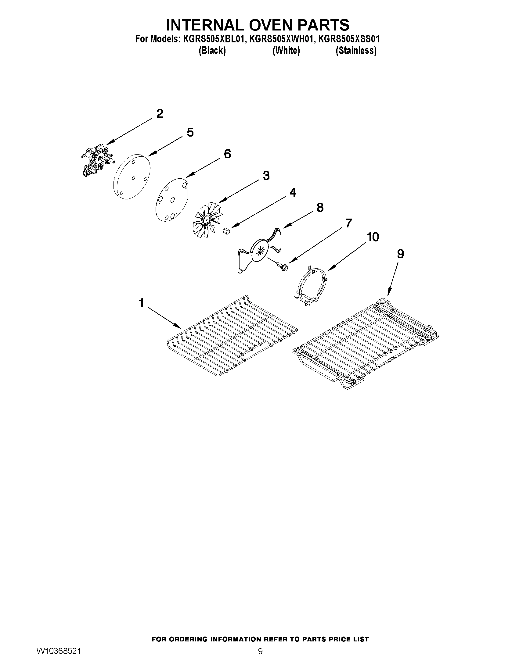 07 - INTERNAL OVEN PARTS