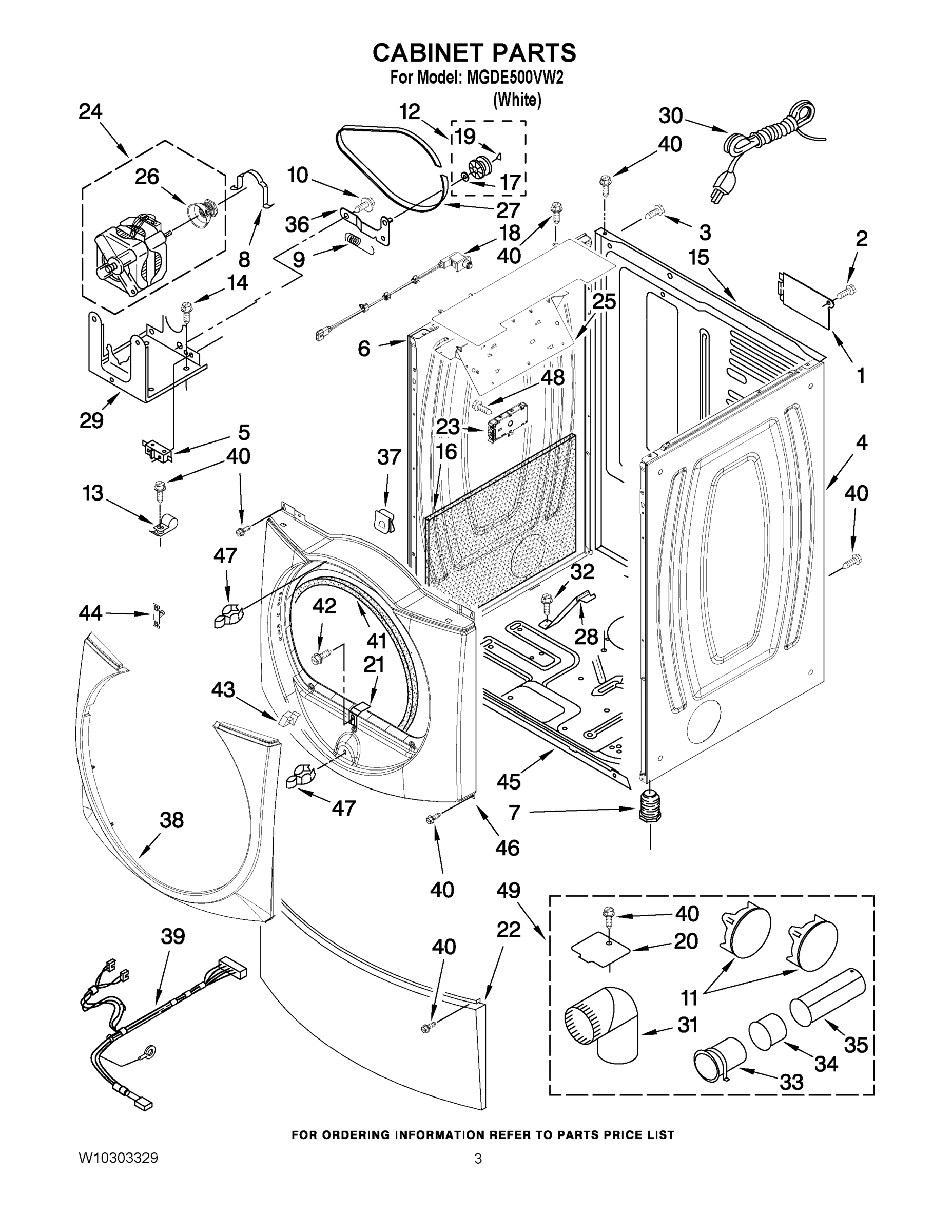 02 - CABINET PARTS