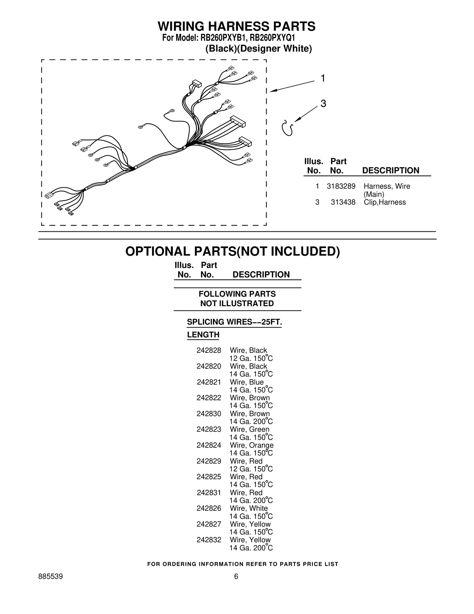 WIRING HARNESS PARTS