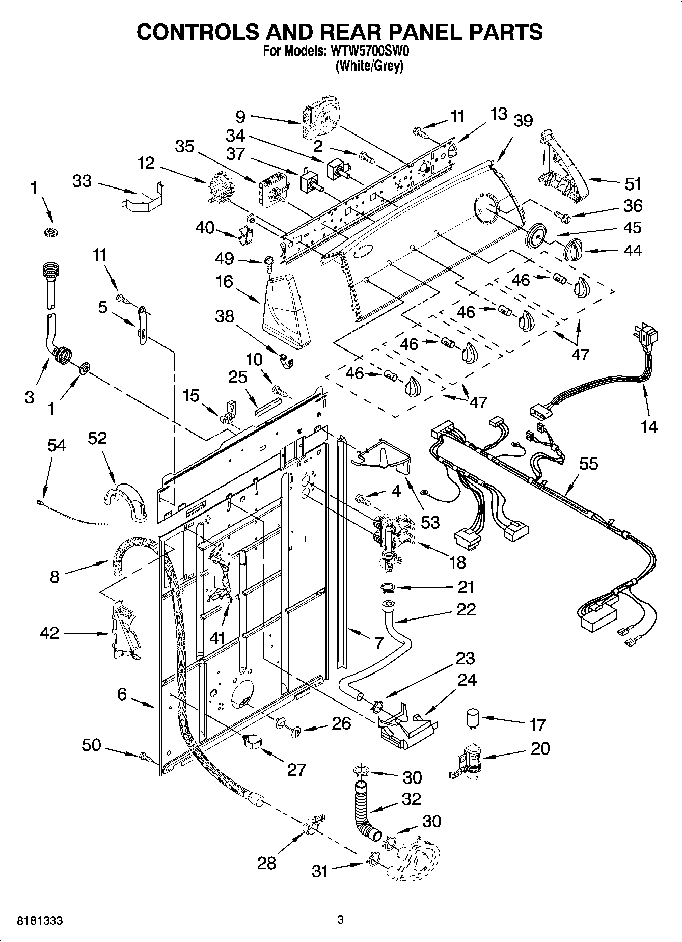 02 - CONTROLS AND REAR PANEL PARTS