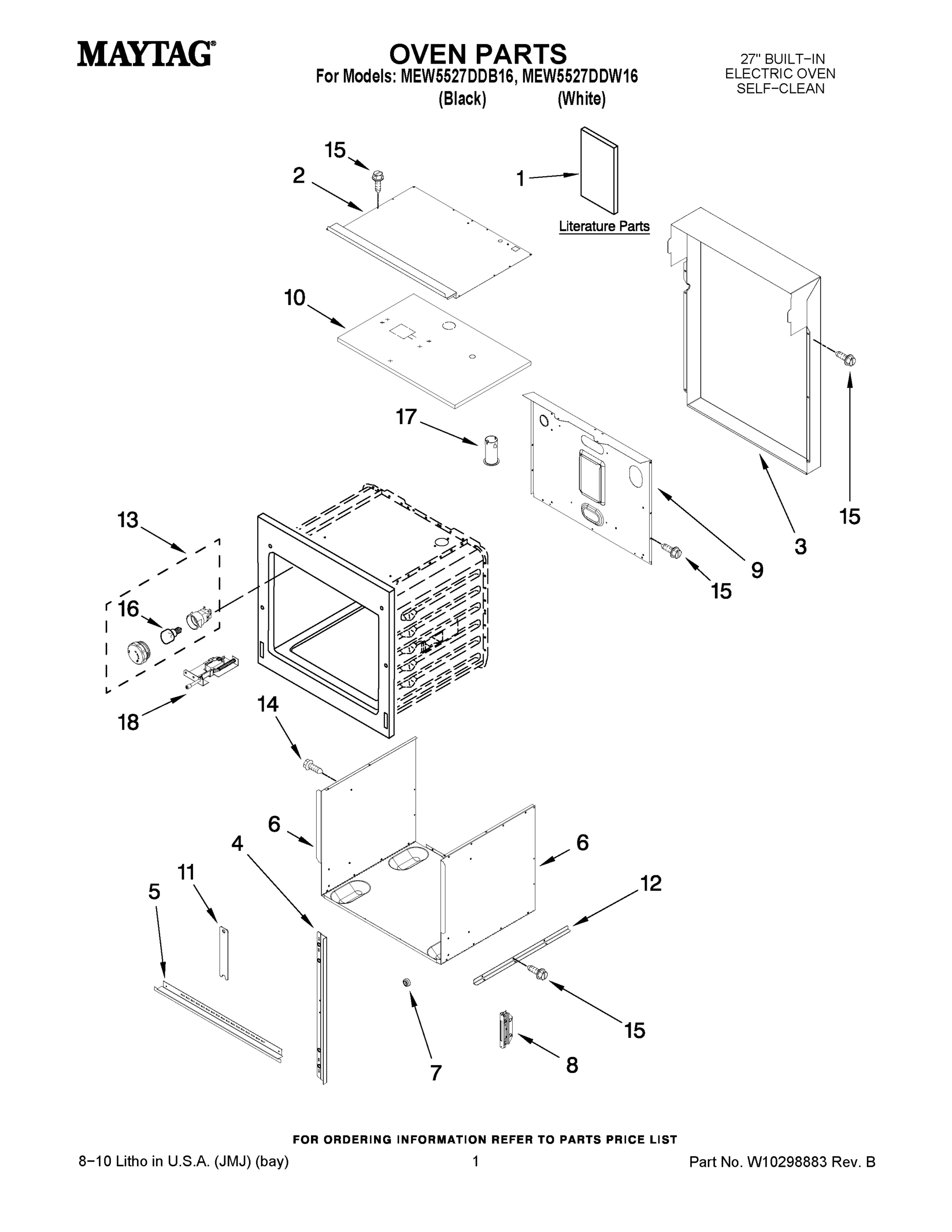 01 - OVEN PARTS