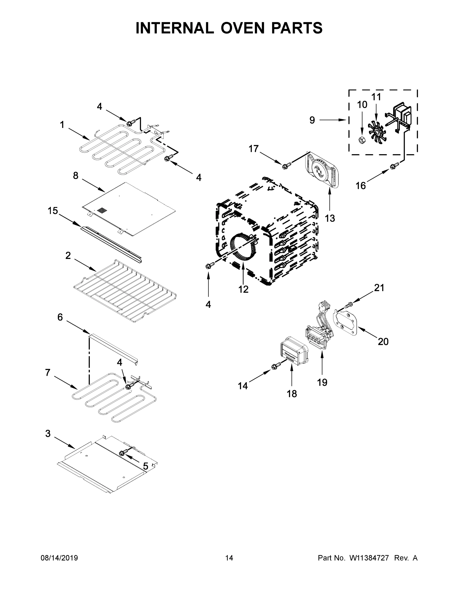 08 - INTERNAL OVEN PARTS
