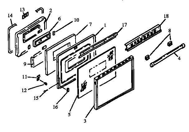 06 - OVEN DOOR ASSY