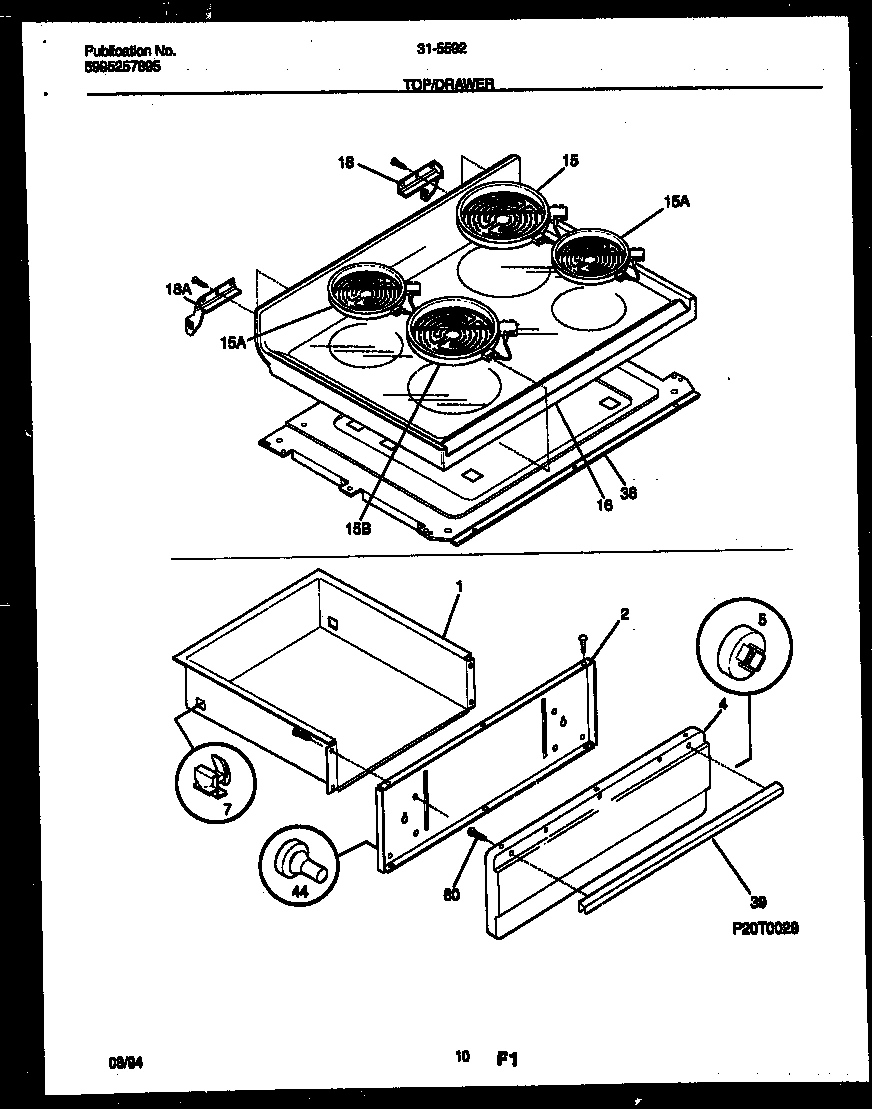 06 - COOKTOP AND DRAWER PARTS