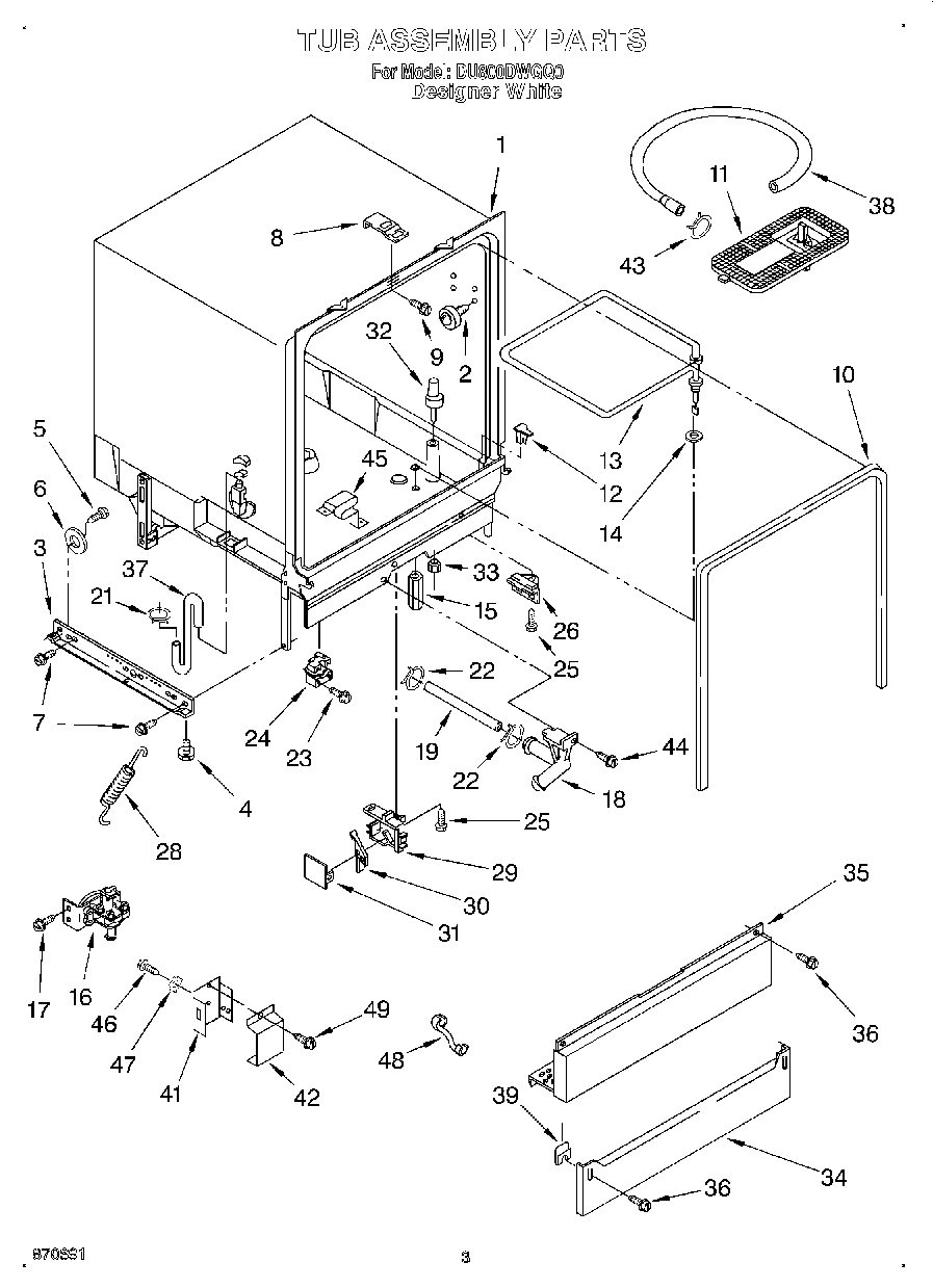 03 - TUB ASSEMBLY