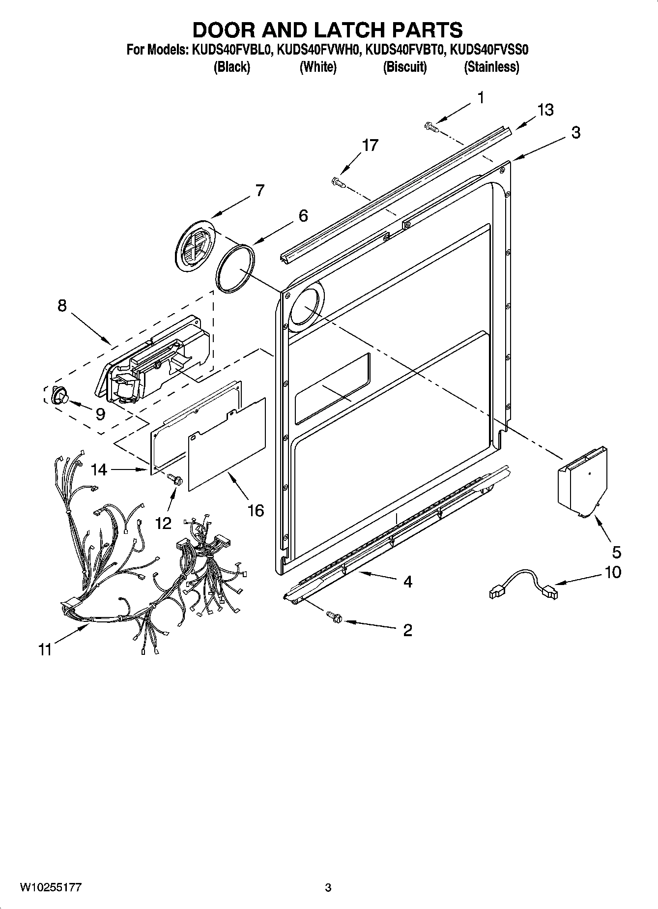 03 - DOOR AND LATCH PARTS
