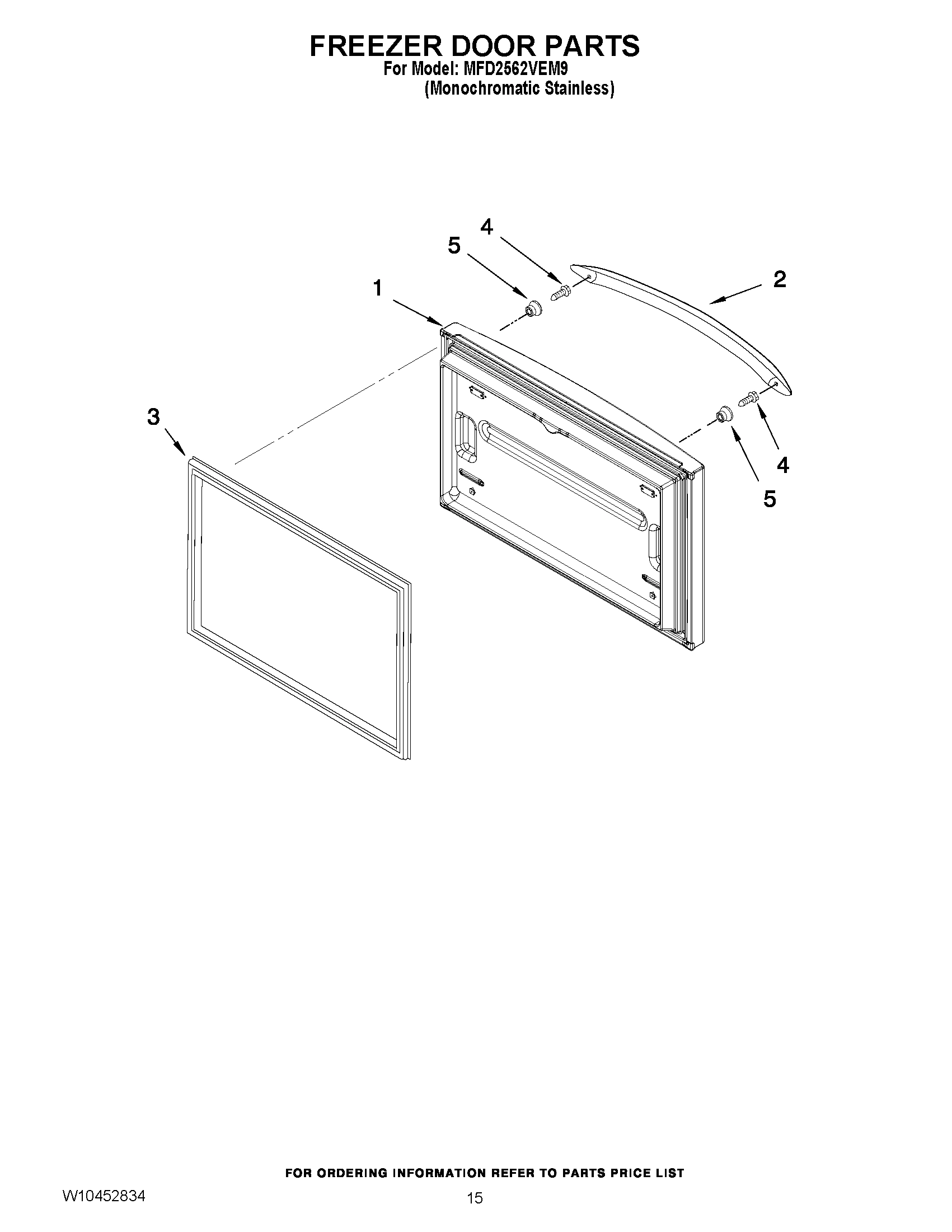 08 - FREEZER DOOR PARTS