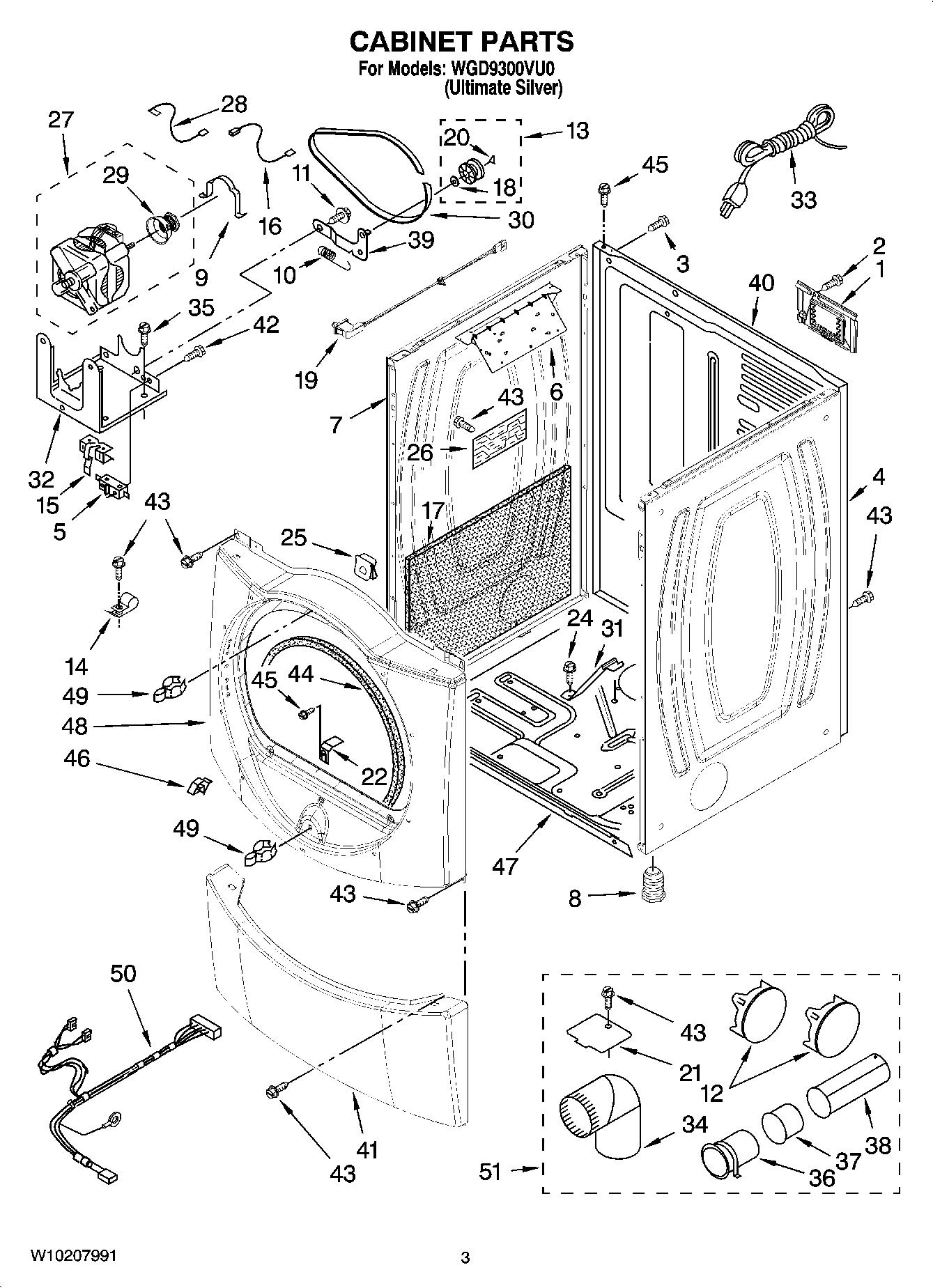 02 - CABINET PARTS