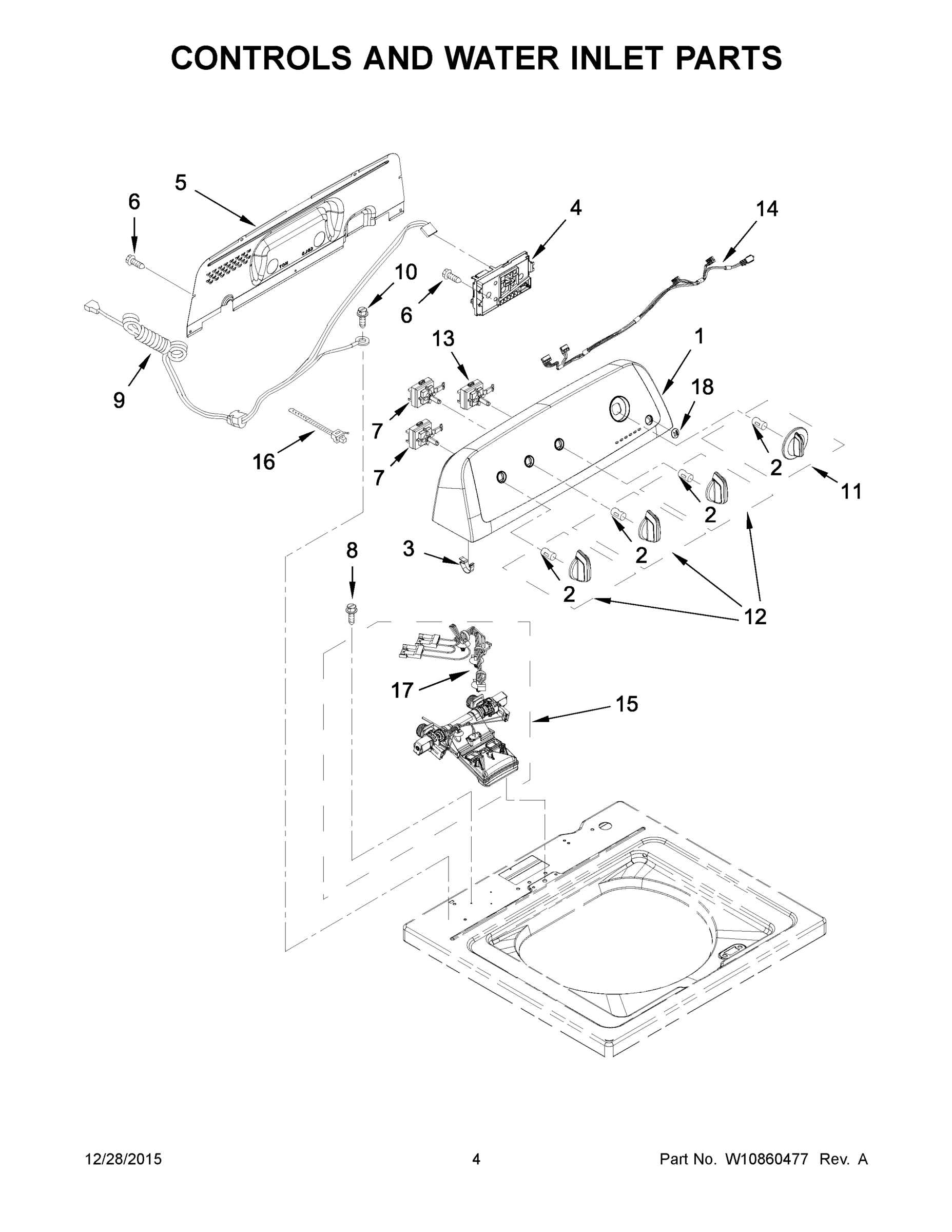 03 - CONTROLS AND WATER INLET PARTS