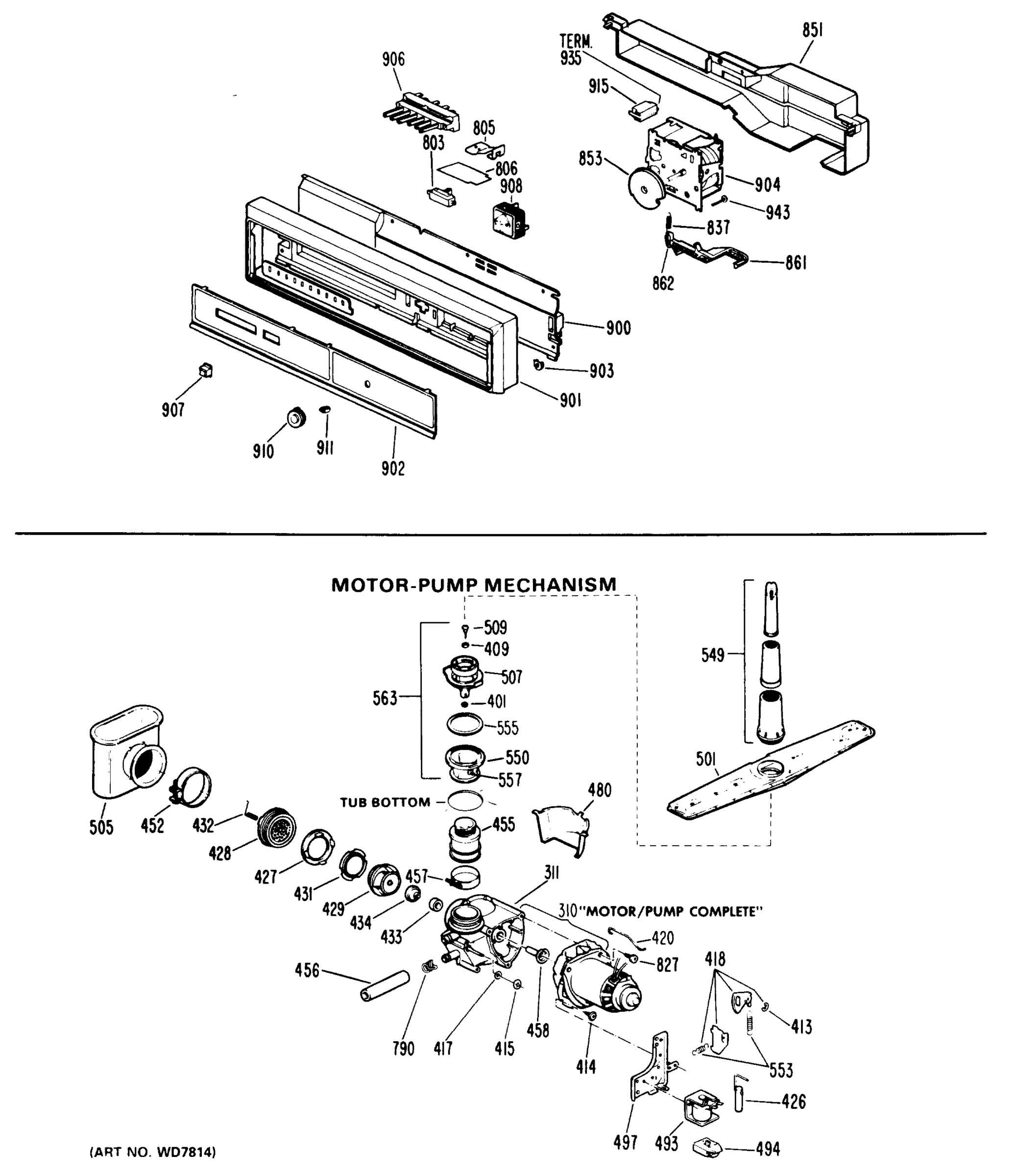 MOTOR-PUMP MECHANISM