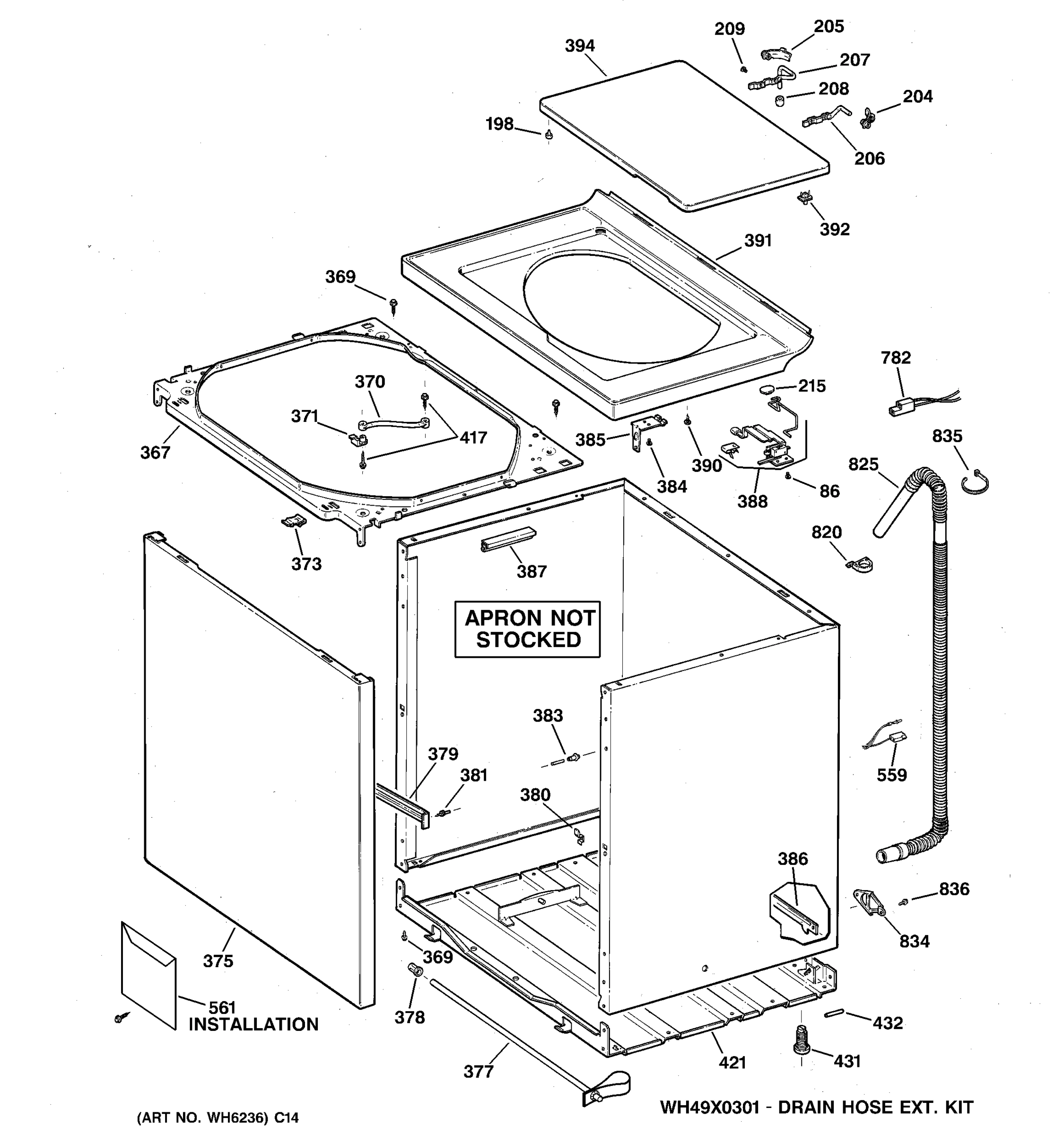 CABINET, COVER & FRONT PANEL