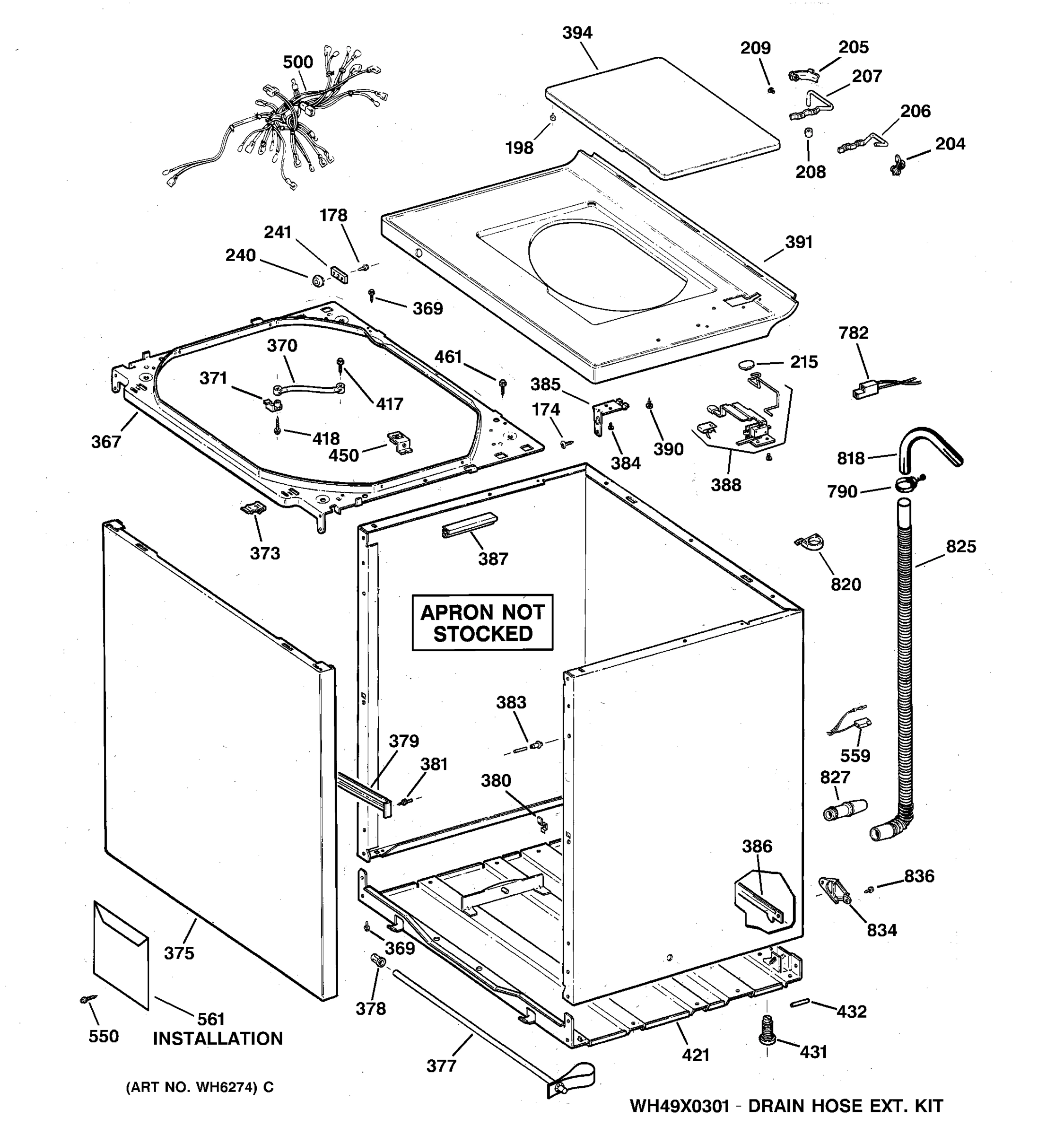 CABINET, COVER & FRONT PANEL