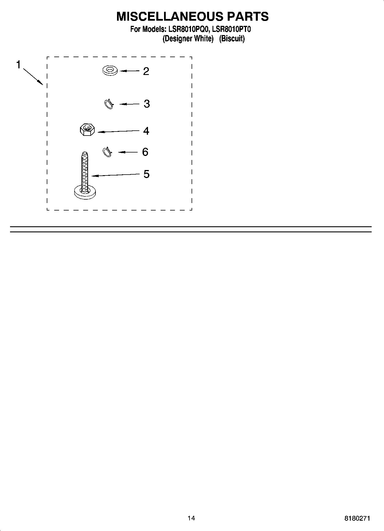 10 - MISCELLANEOUS PARTS OPTIONAL PARTS (NOT INCLUDED)
