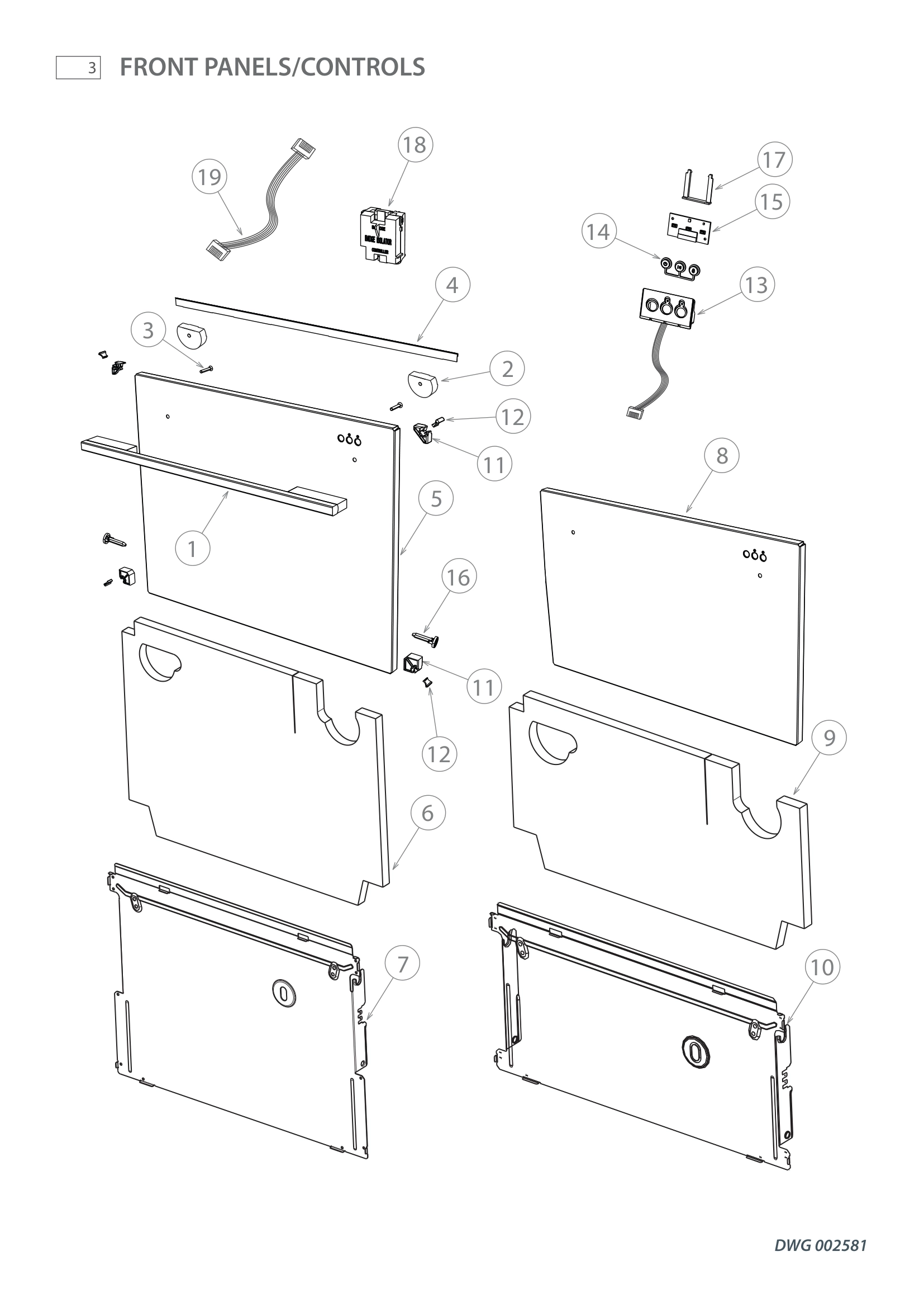 FRONT PANELS/CONTROLS
