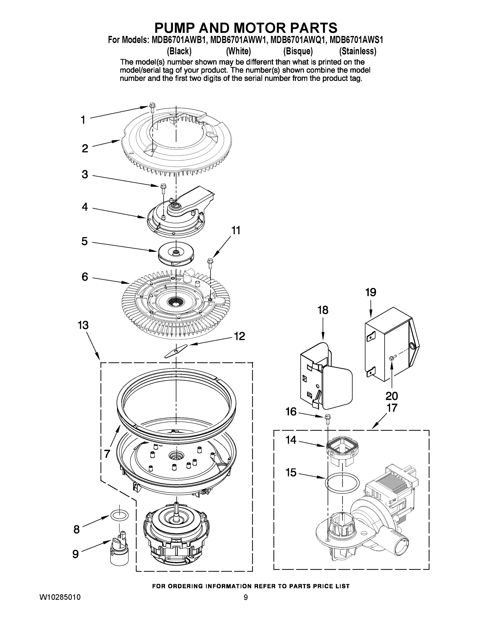 08 - PUMP AND MOTOR PARTS