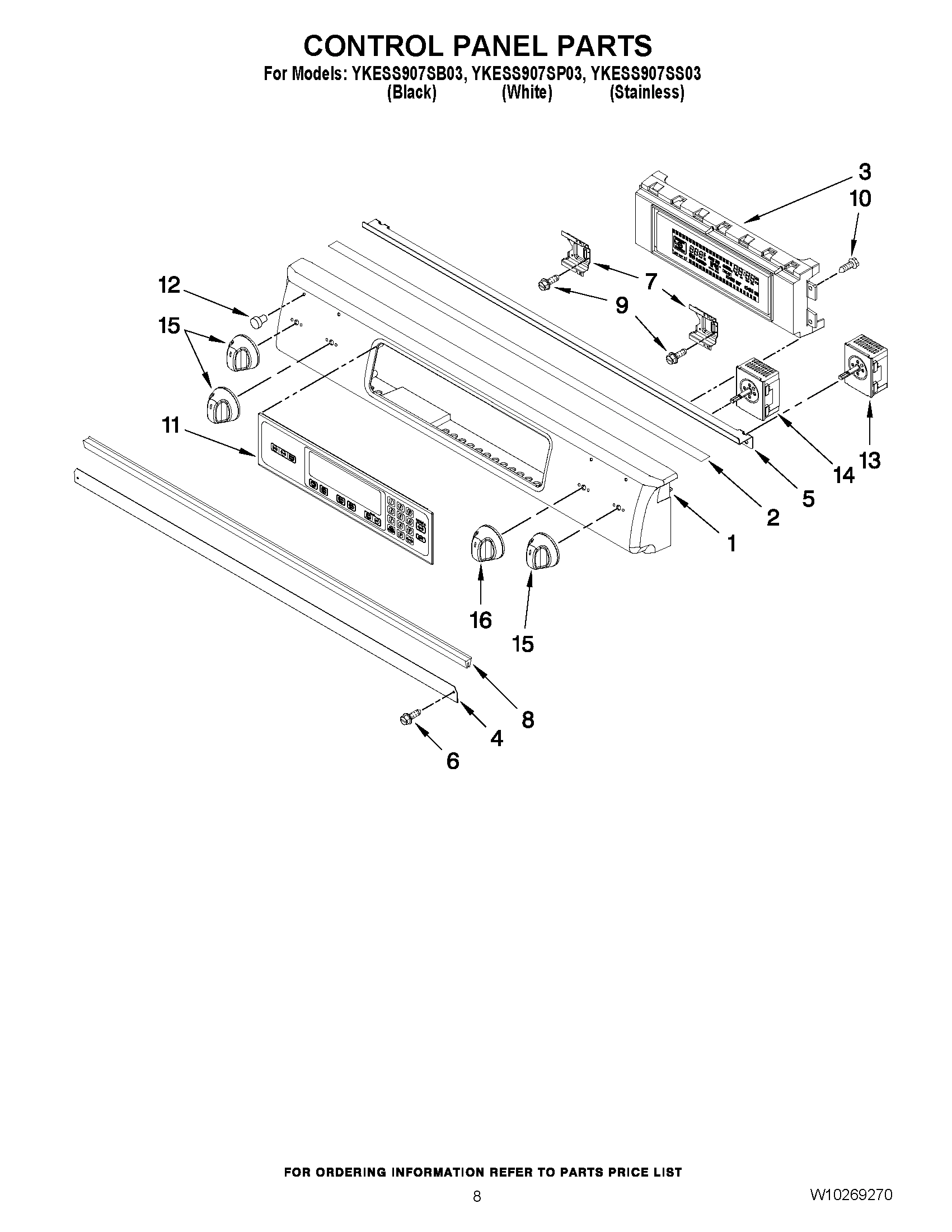 05 - CONTROL PANEL PARTS