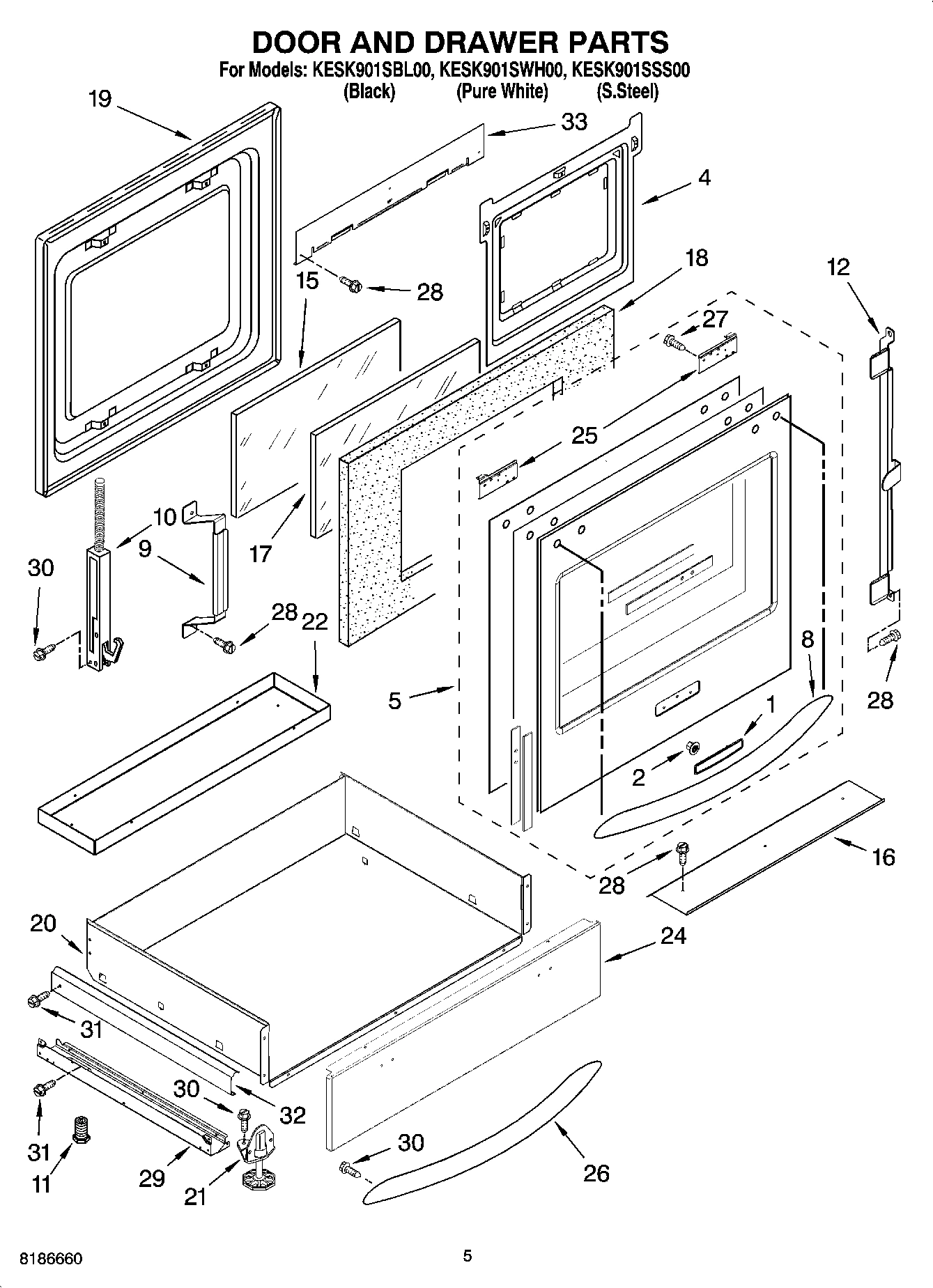 04 - DOOR AND DRAWER PARTS