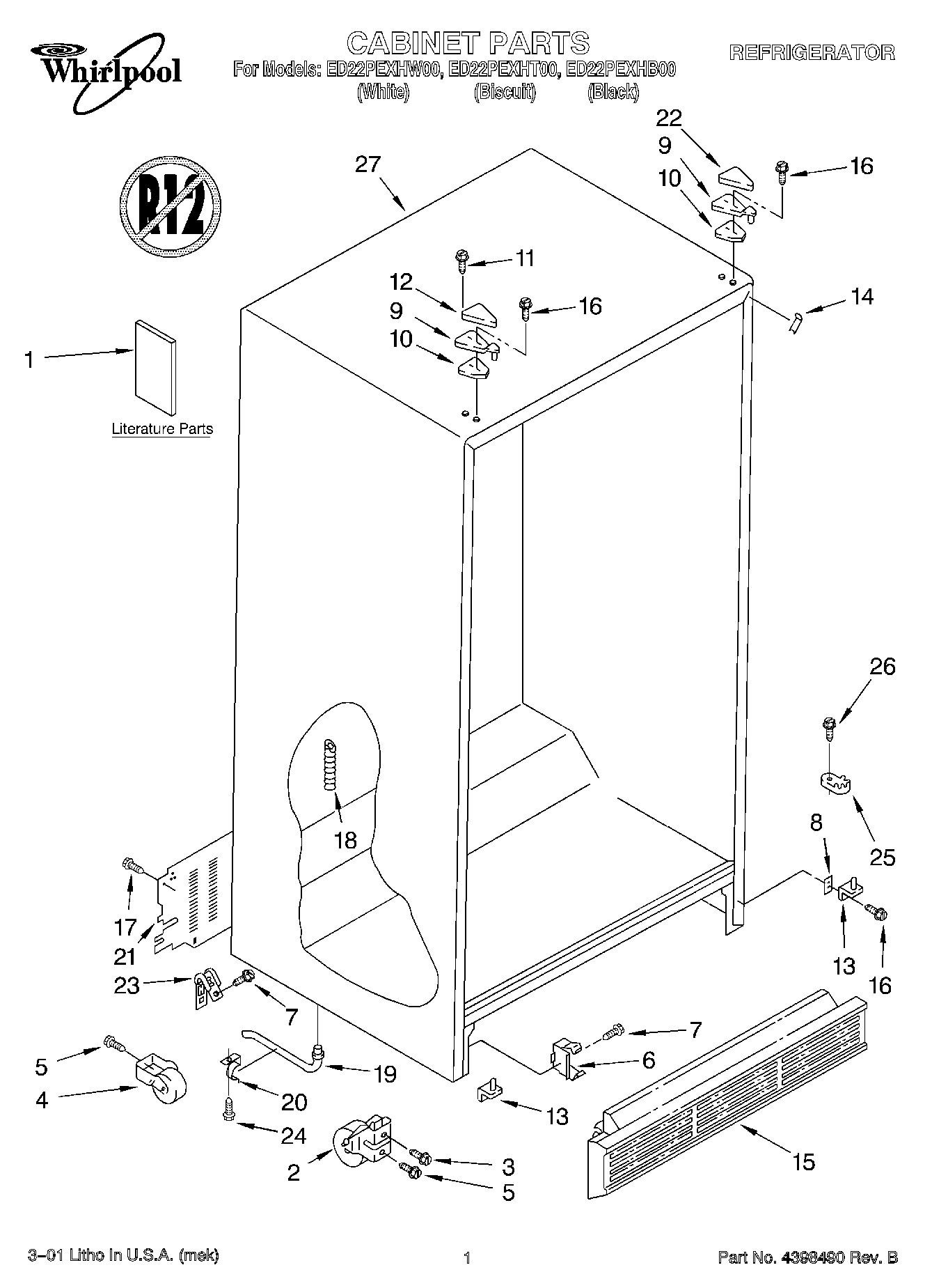01 - CABINET, LITERATURE