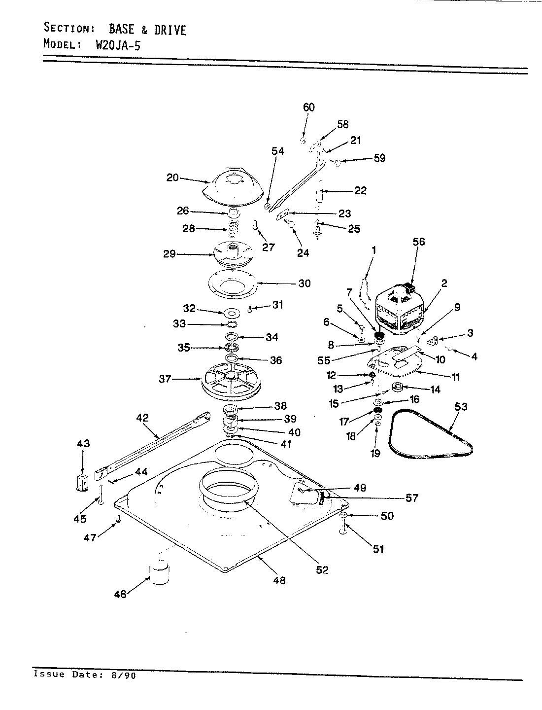 02 - BASE & DRIVE (W20JA5)(REV. E)