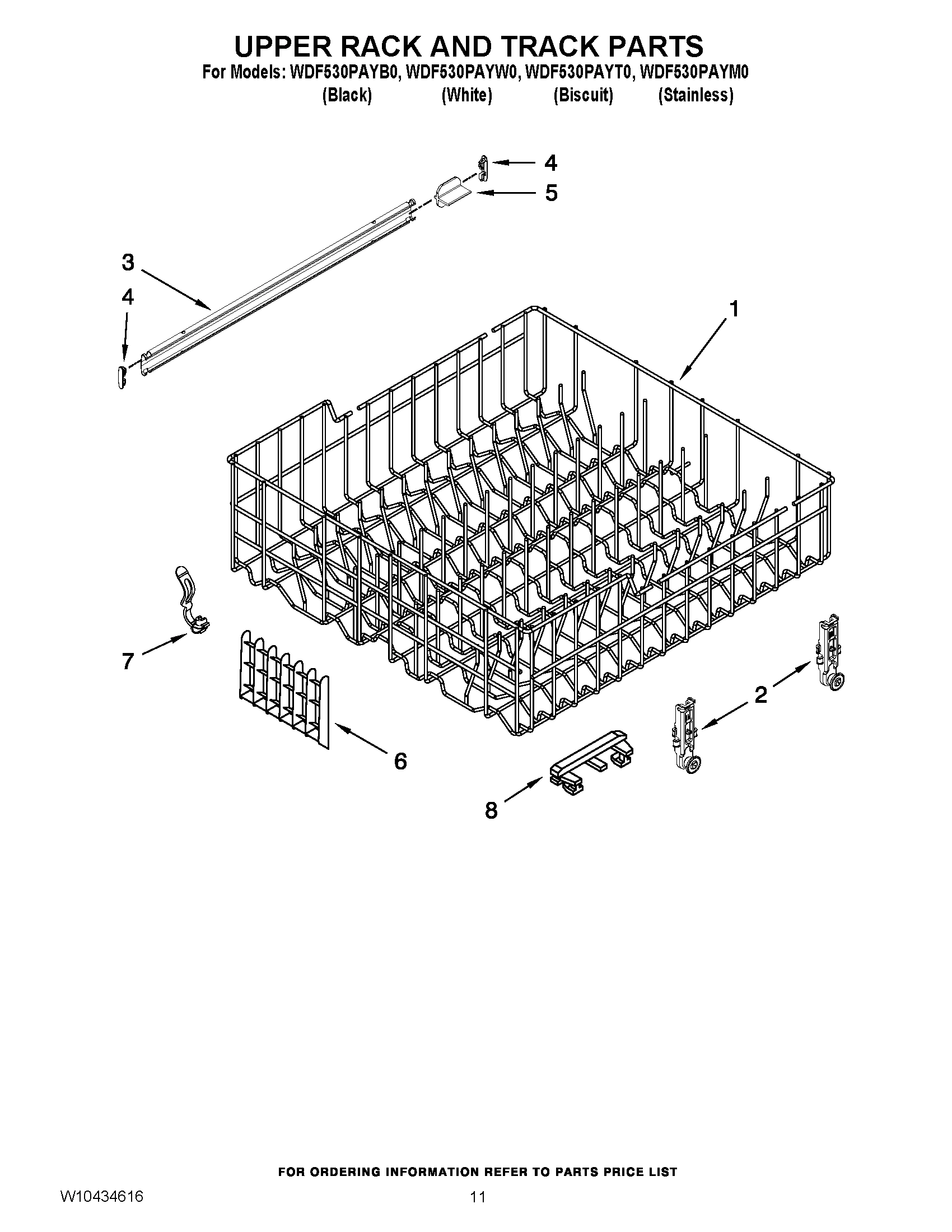 09 - UPPER RACK AND TRACK PARTS