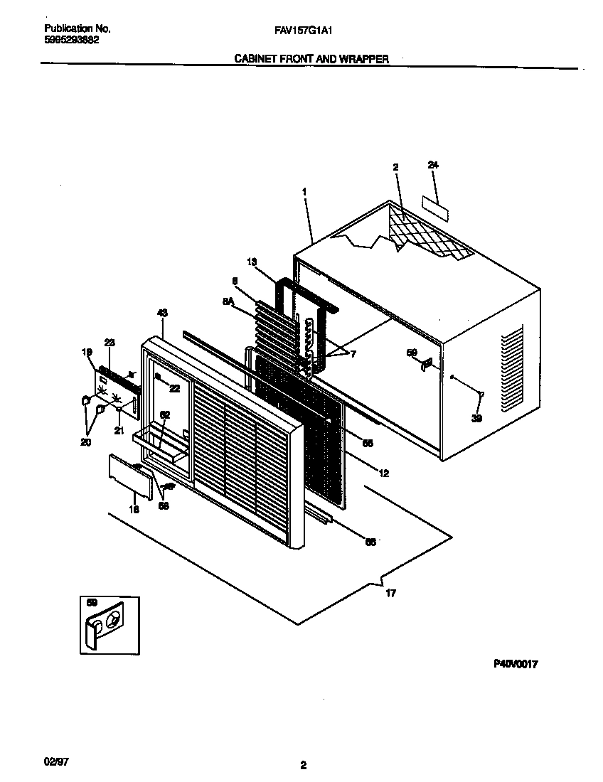 02 - CABINET FRONT AND WRAPPER