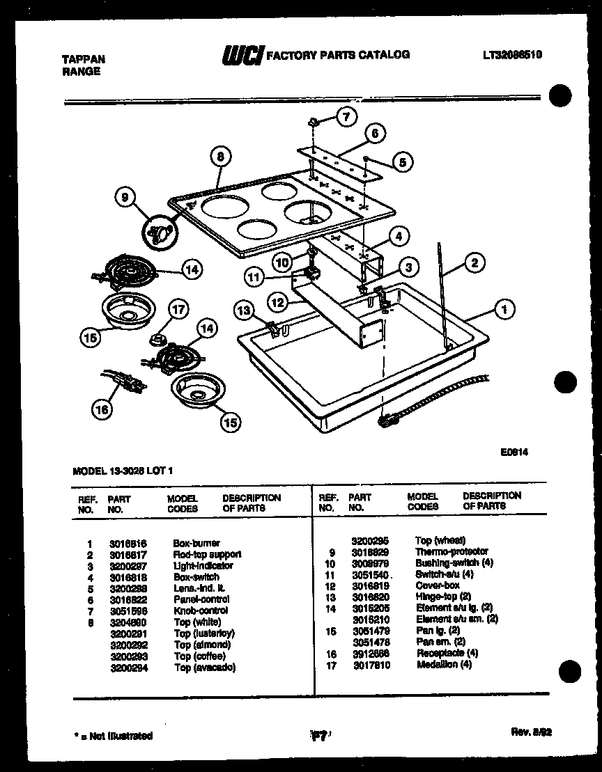02 - COOKTOP PARTS