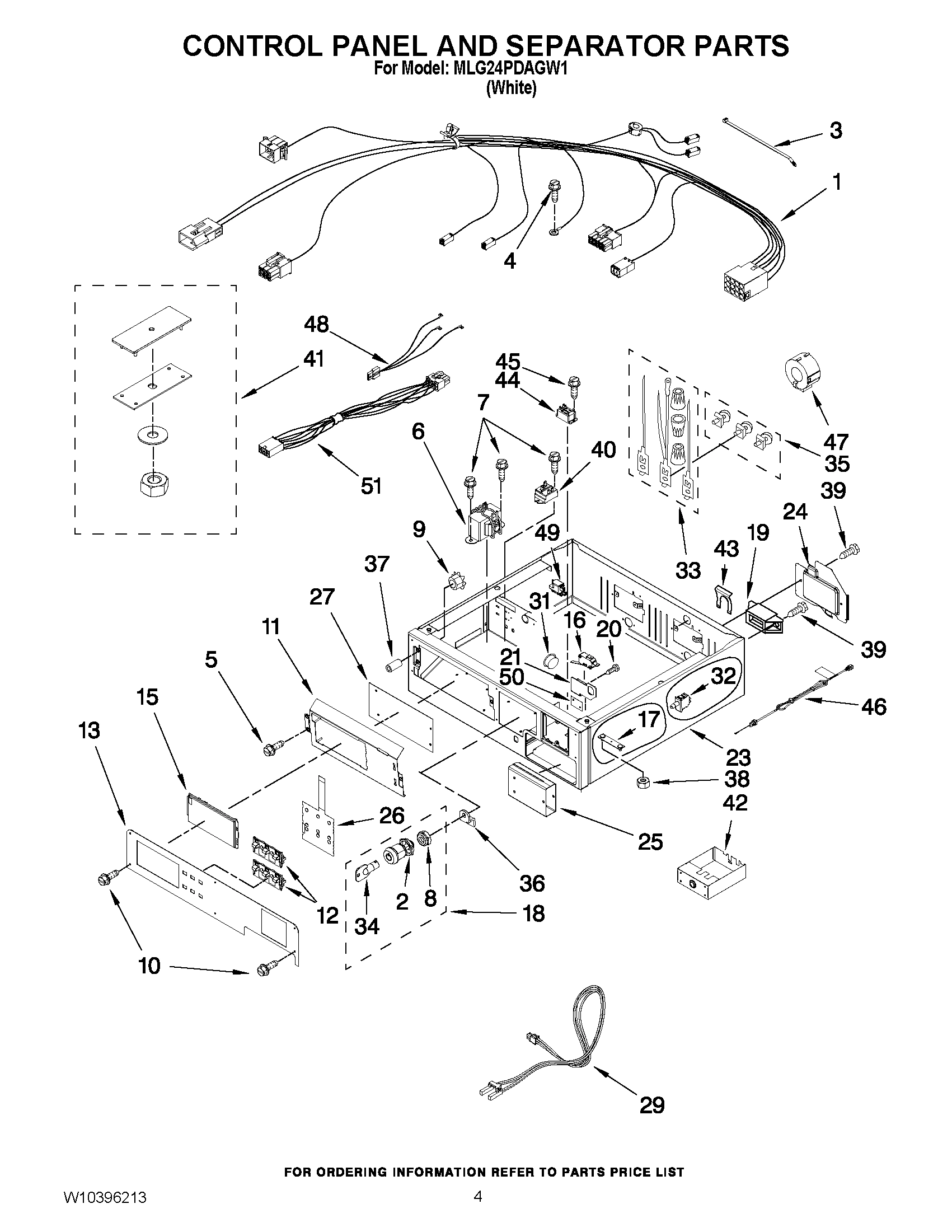 02 - CONTROL PANEL AND SEPARATOR PARTS