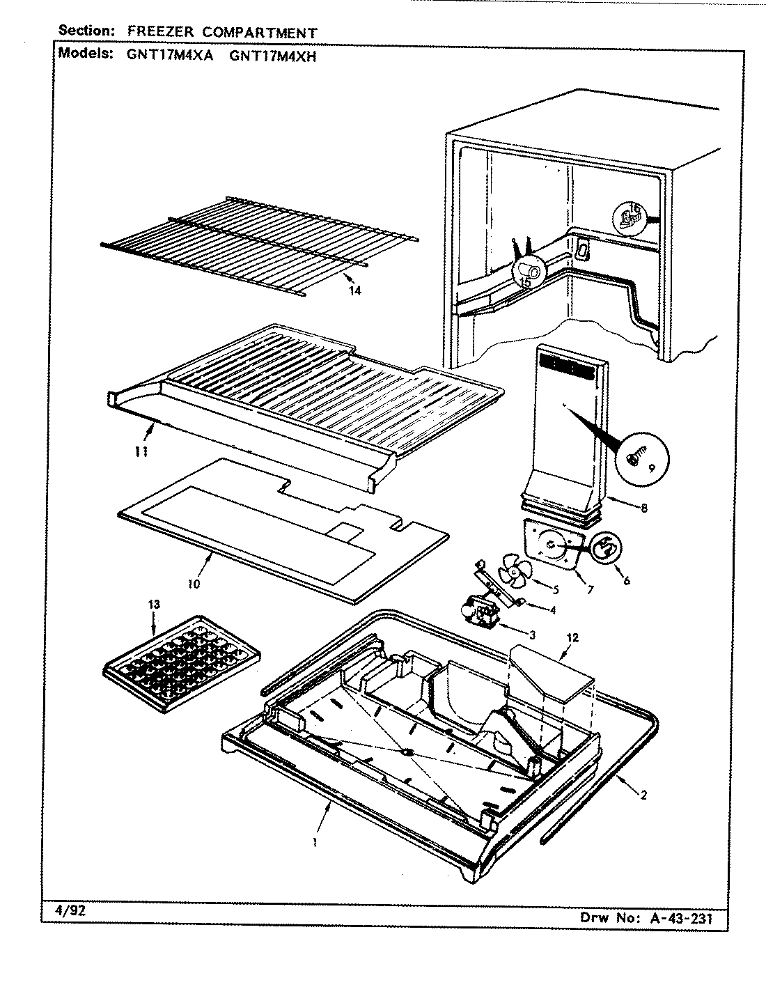 01 - FREEZER COMPARTMENT
