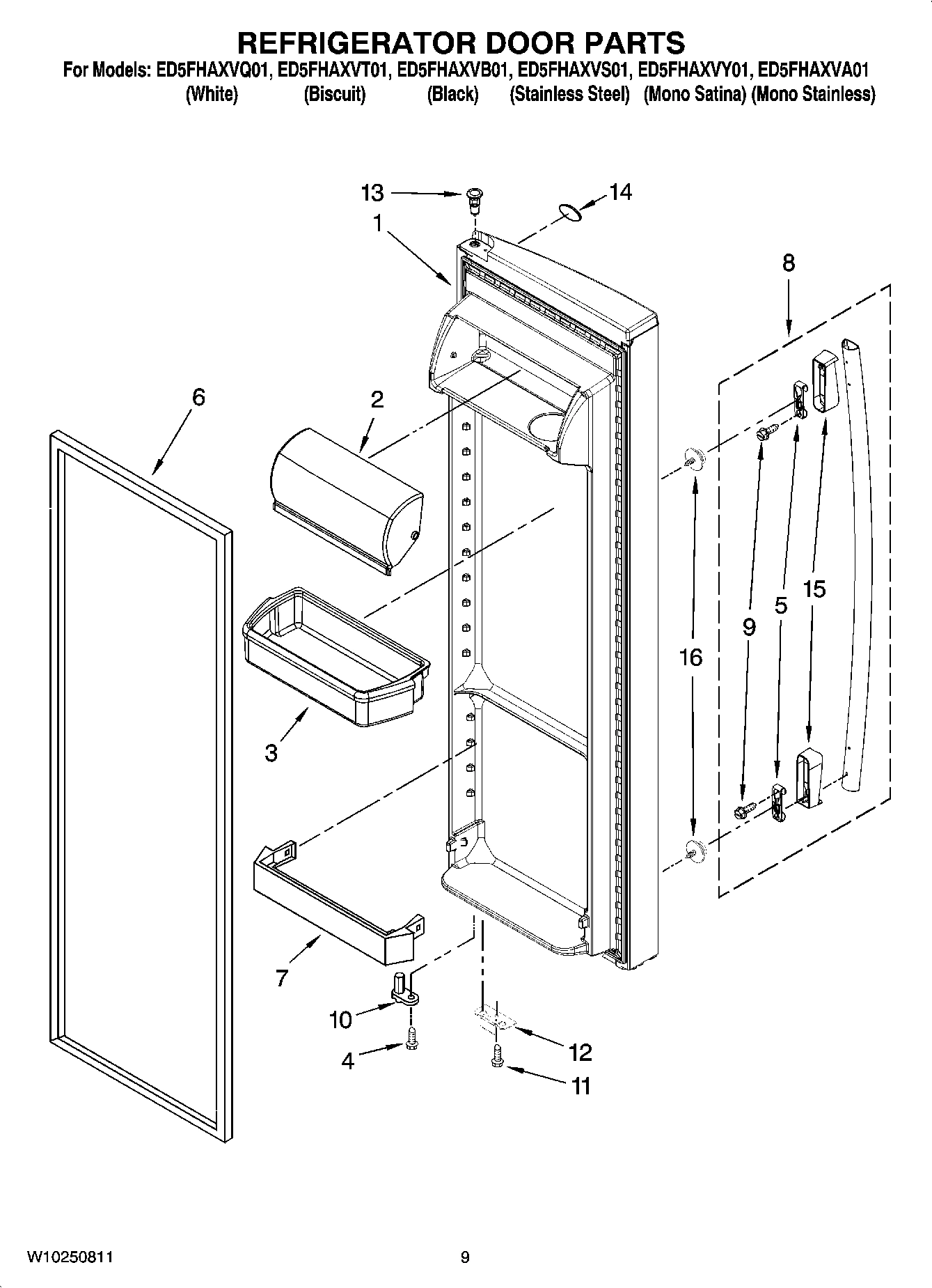 06 - REFRIGERATOR DOOR PARTS
