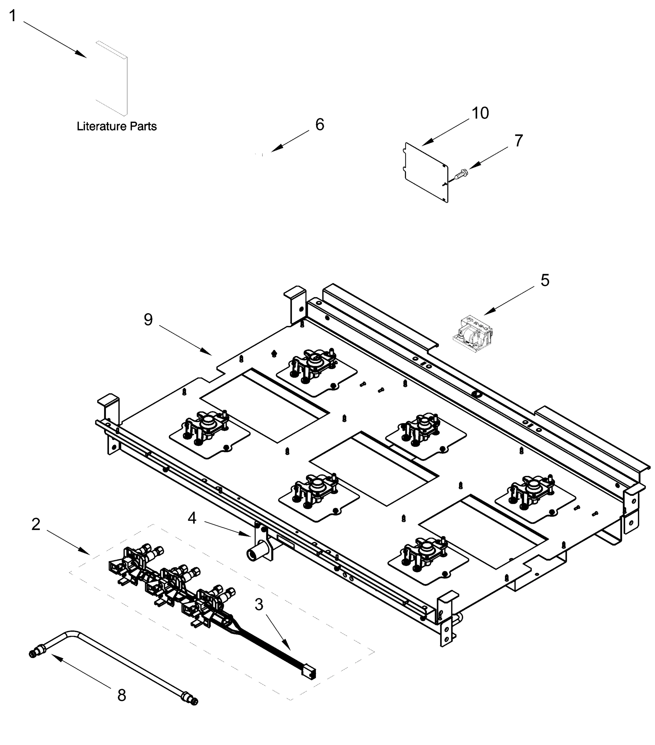 BURNER BOX PARTS
