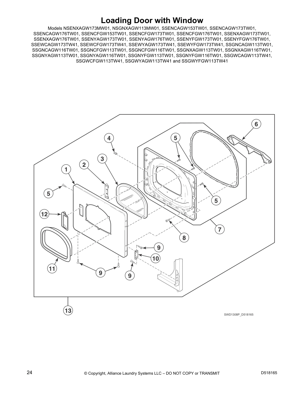 Loading Door with Window