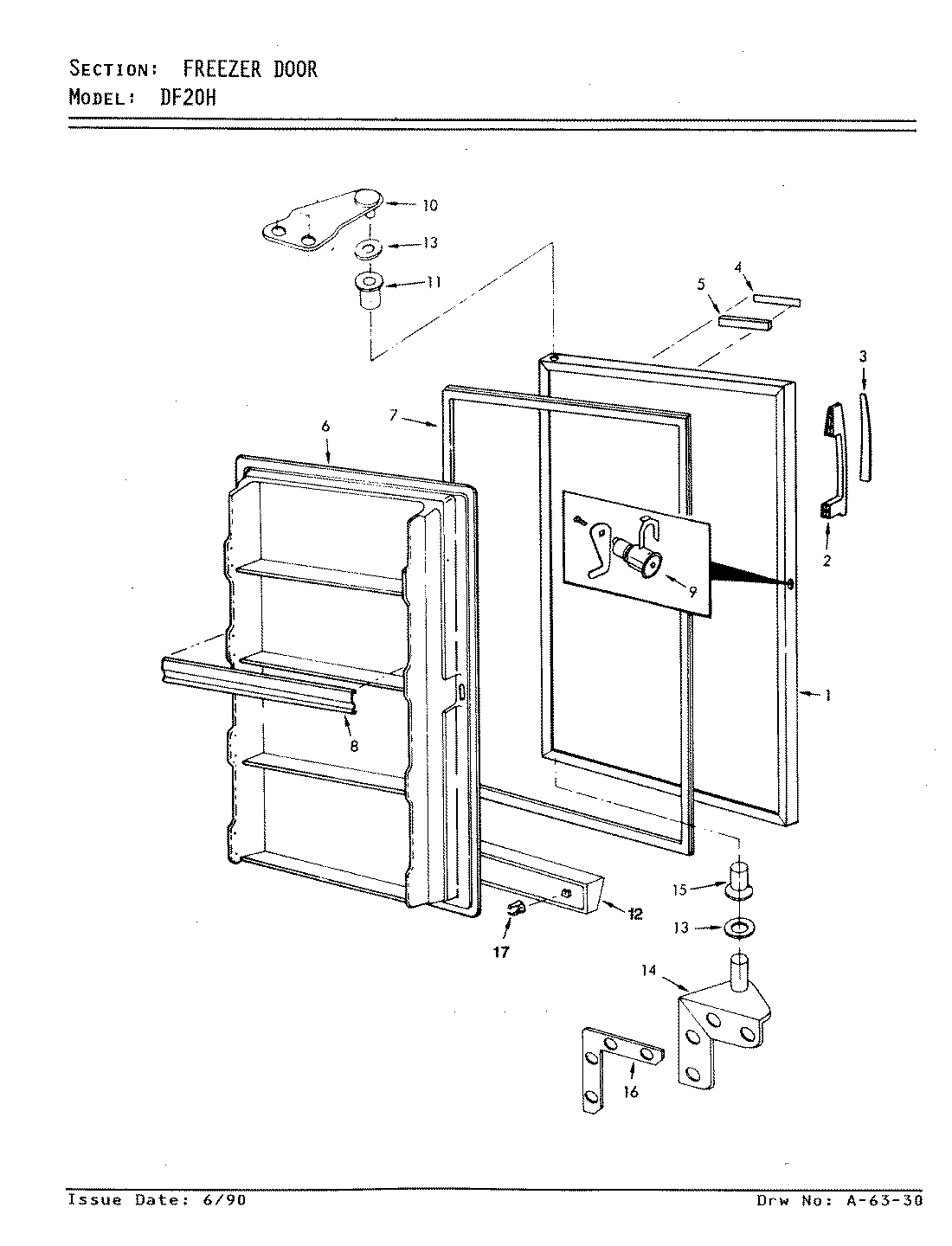 02 - FREEZER DOOR