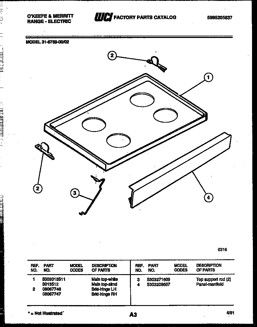 03 - COOKTOP PARTS