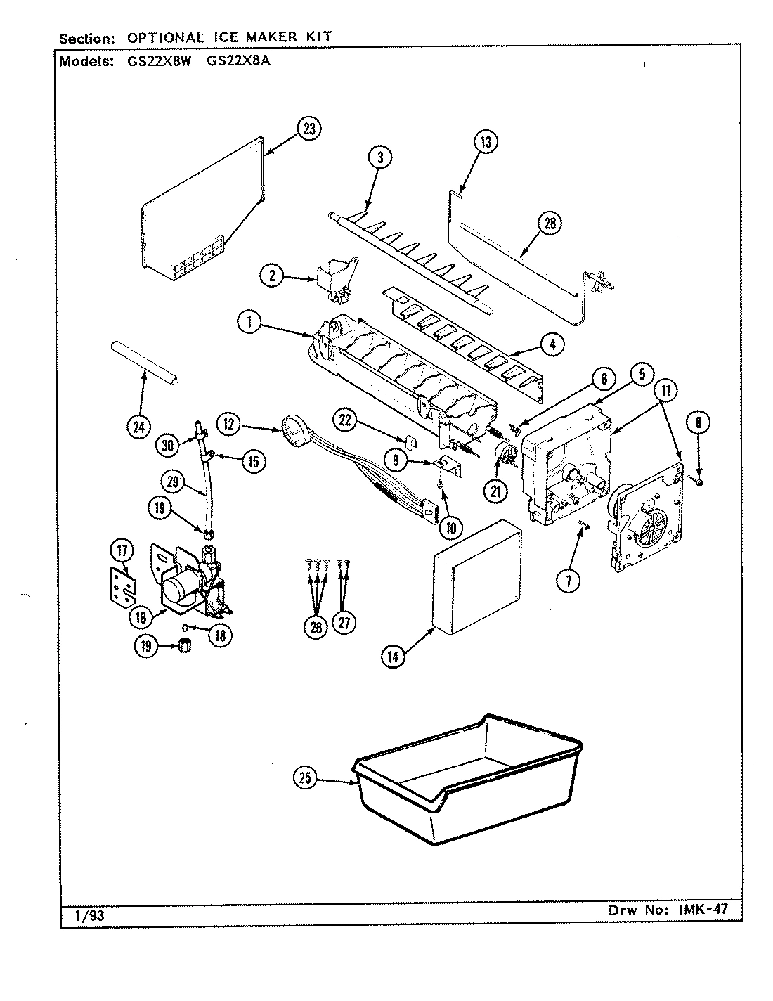 05 - OPTIONAL ICE MAKER KIT