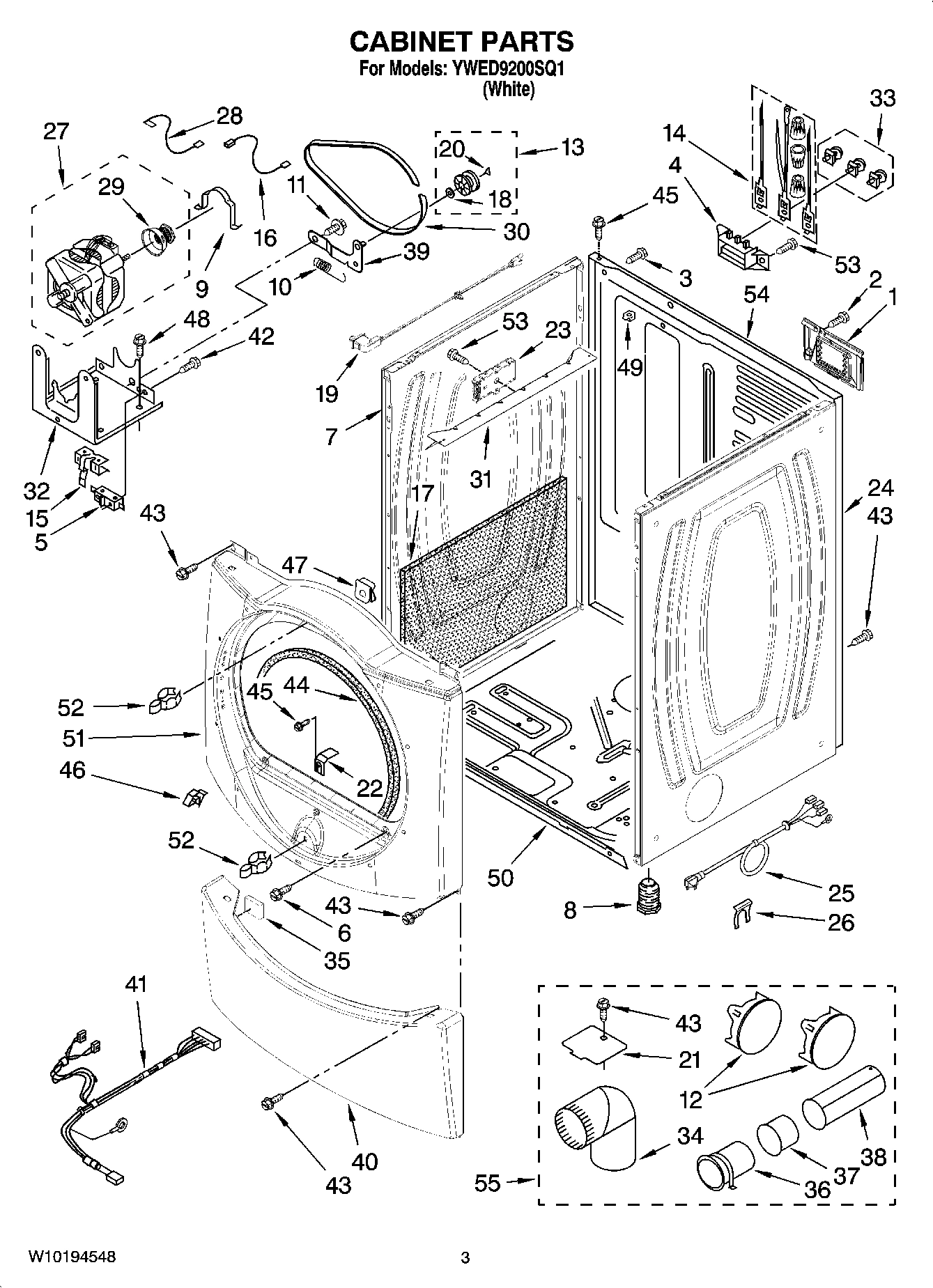 02 - CABINET PARTS