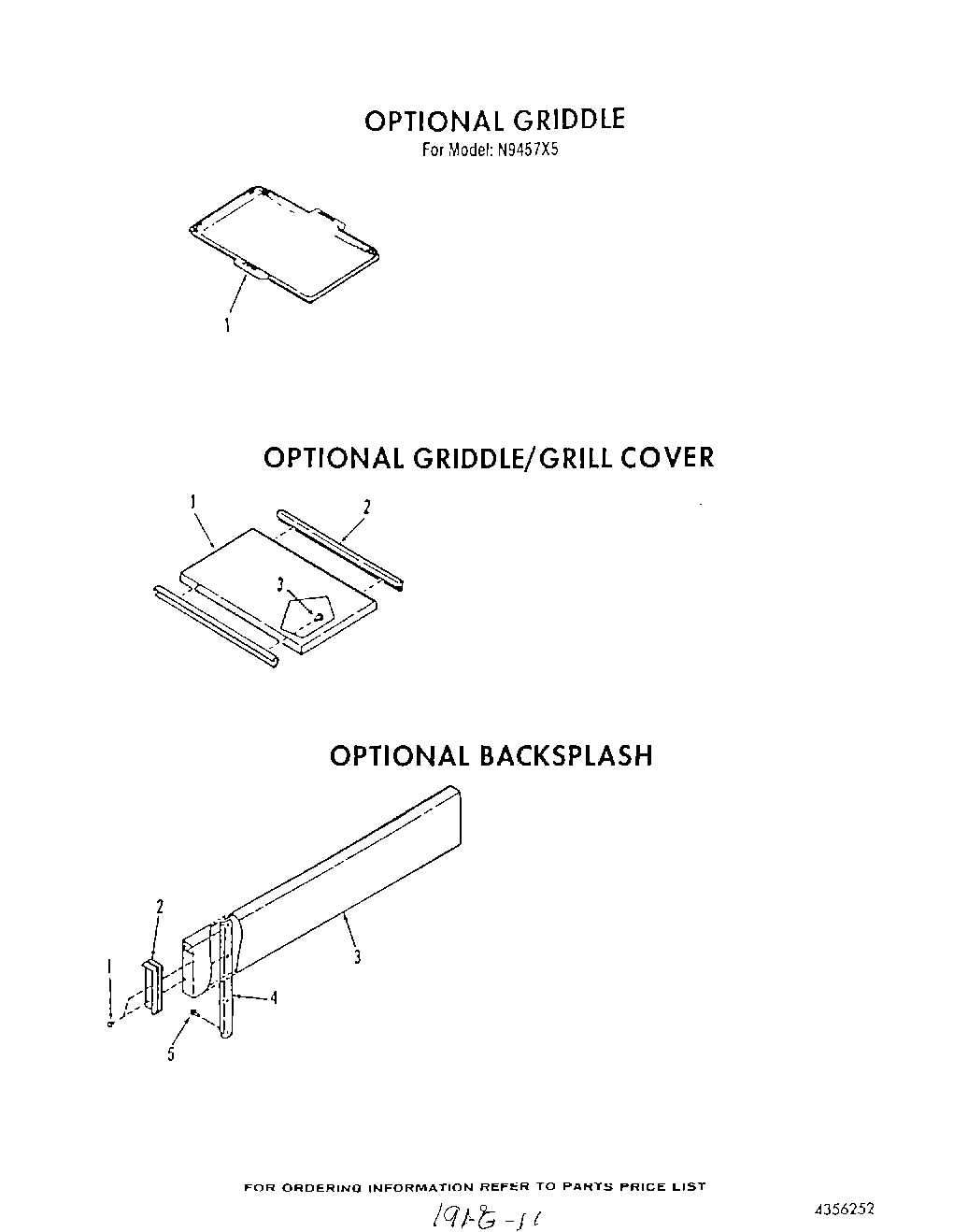 07 - GRIDDLE , GRIDDLE AND GRILL COVER