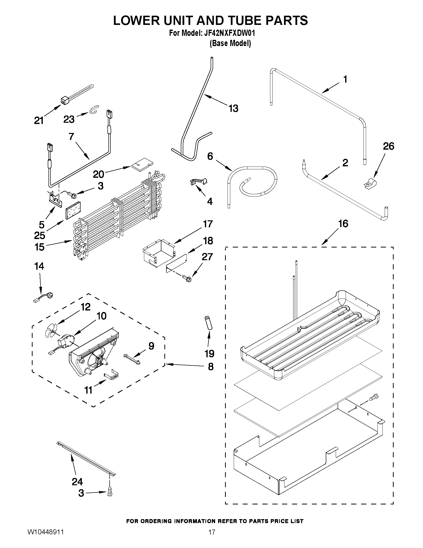 10 - LOWER UNIT AND TUBE PARTS