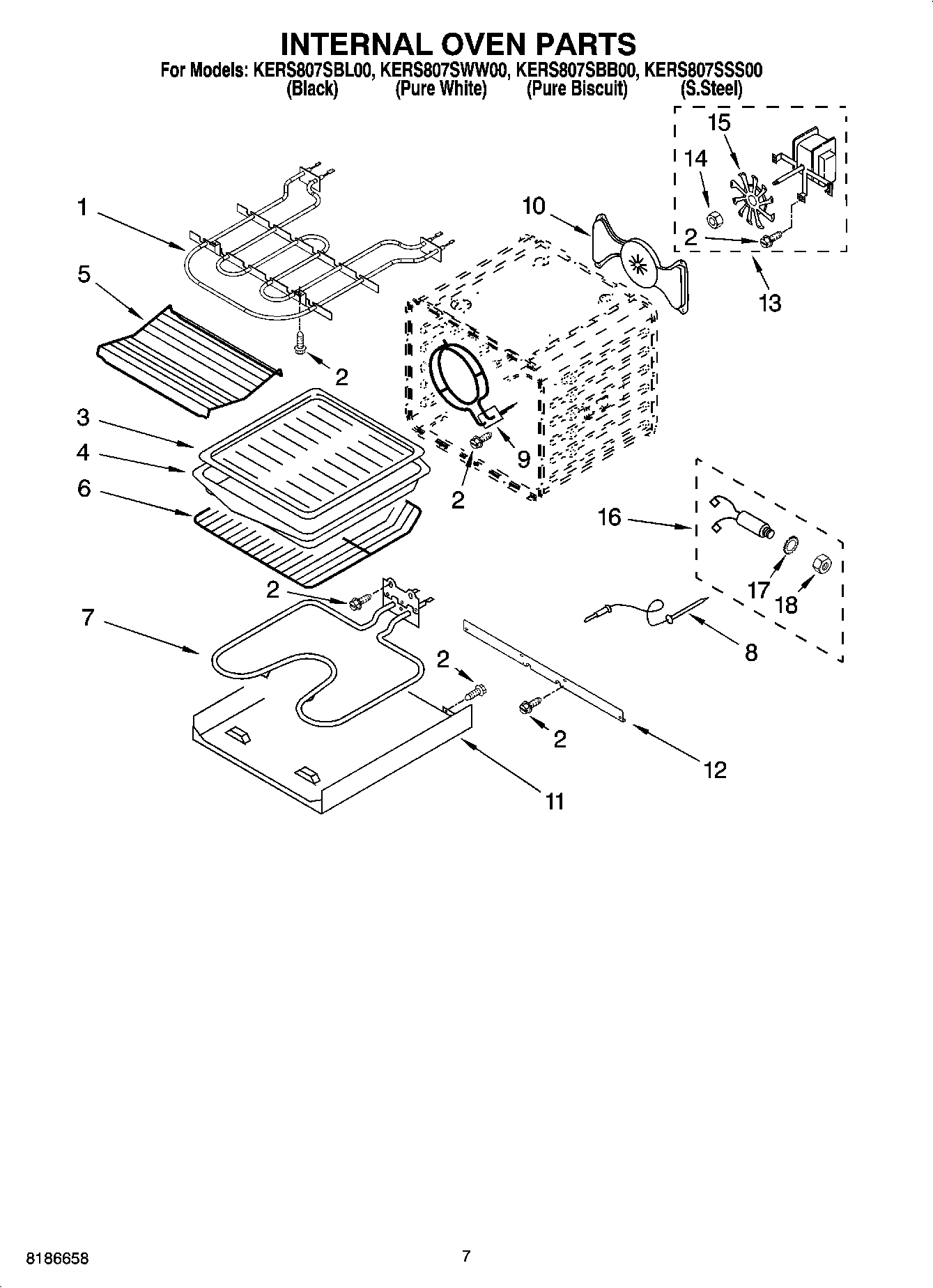 05 - INTERNAL OVEN PARTS