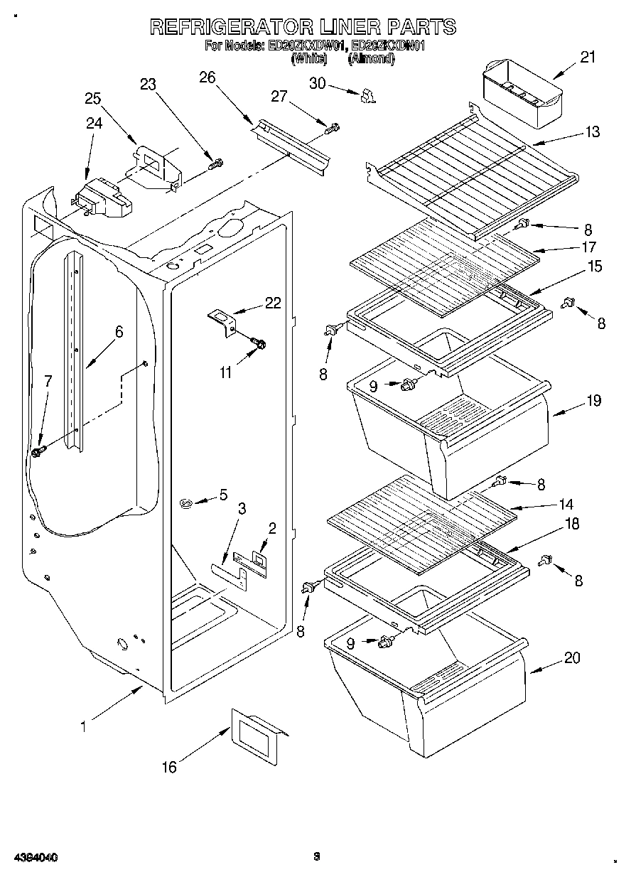 02 - REFRIGERATOR LINER